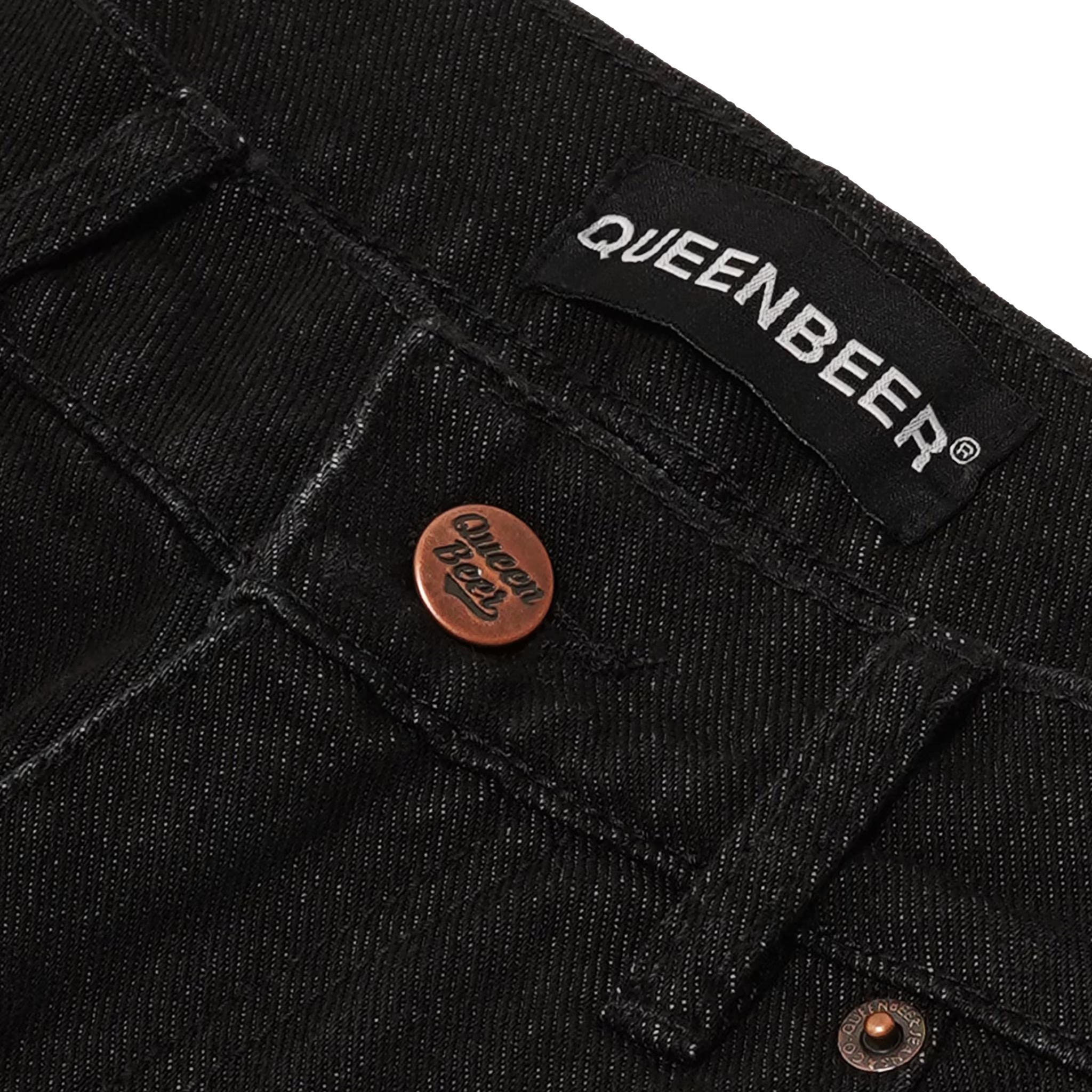 Queenbeer - Denim Pants Lucy Black Washed