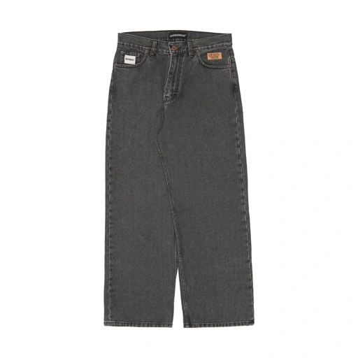 Image of Queenbeer - Denim Pants Maze Black Stone Washed