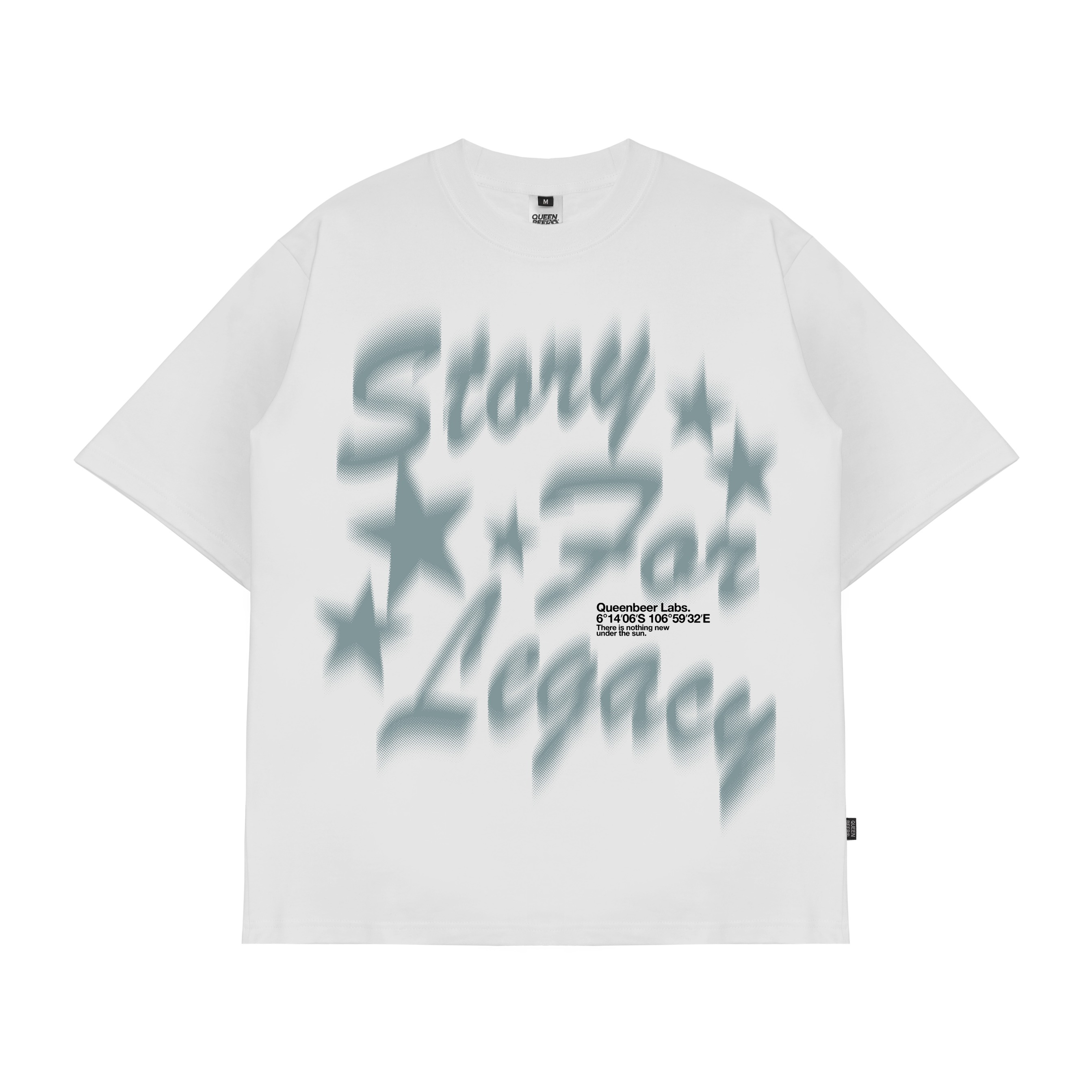Queenbeer - T-shirt Percy White