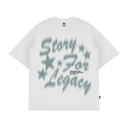 Queenbeer - T-shirt Percy White