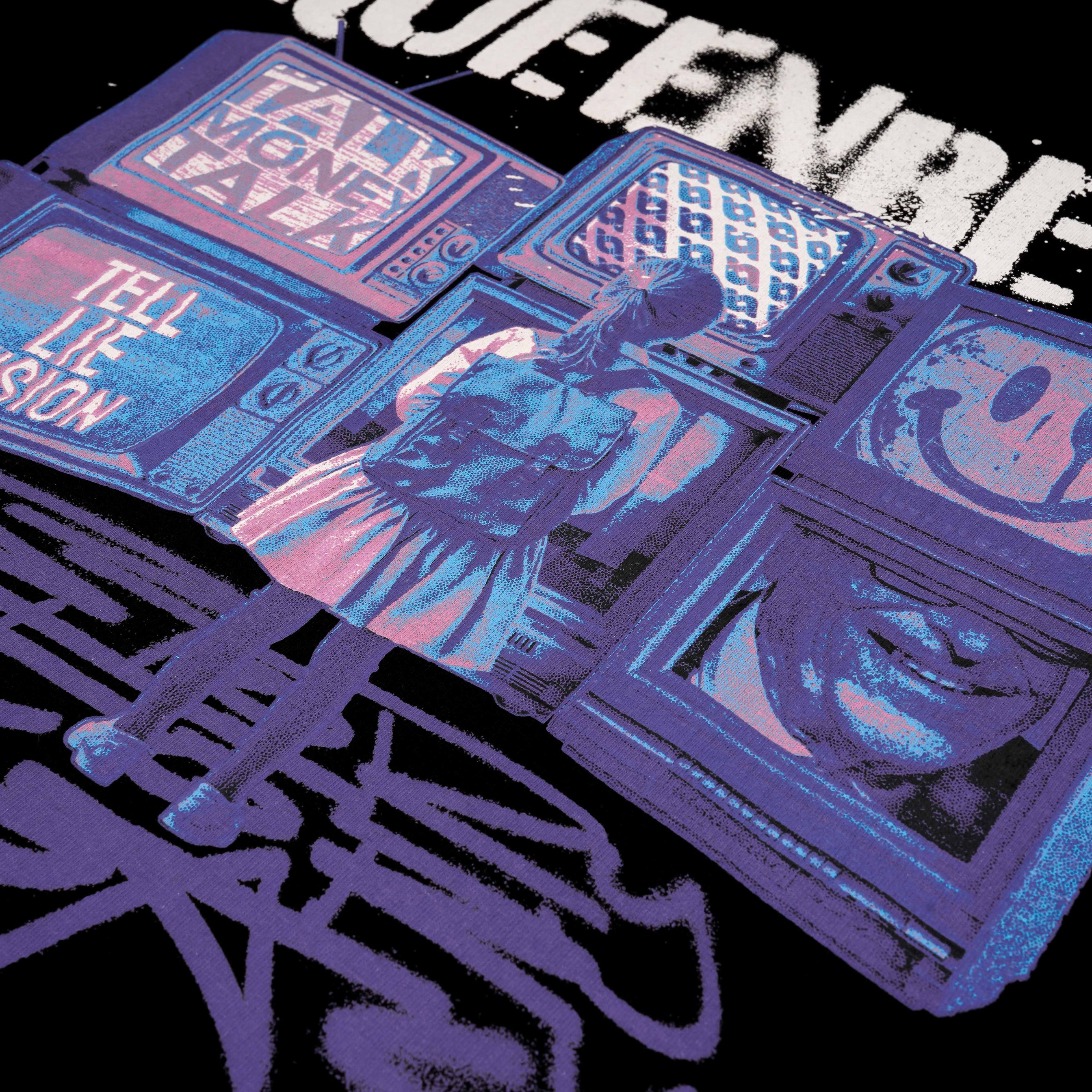 Queenbeer - T-shirt Tell Lie Black