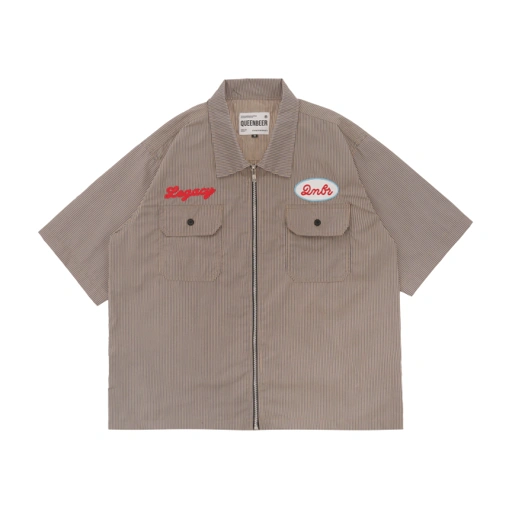 Queenbeer - Work Shirt Stripe Casey