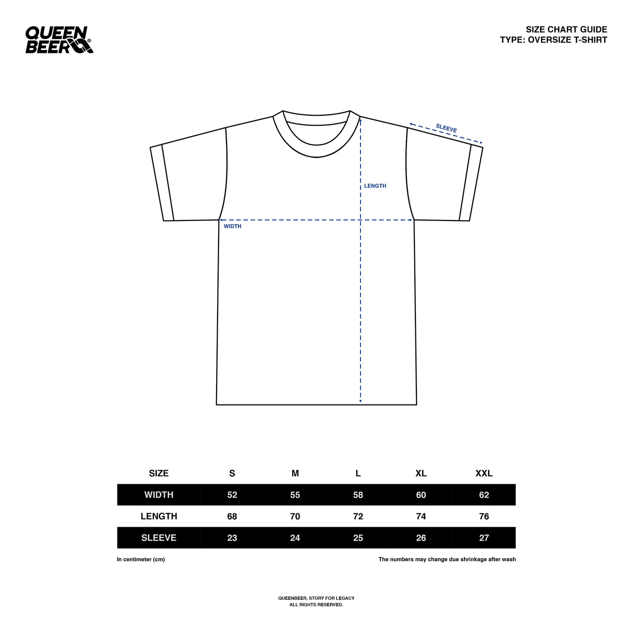 Queenbeer - T-shirt Unless Black