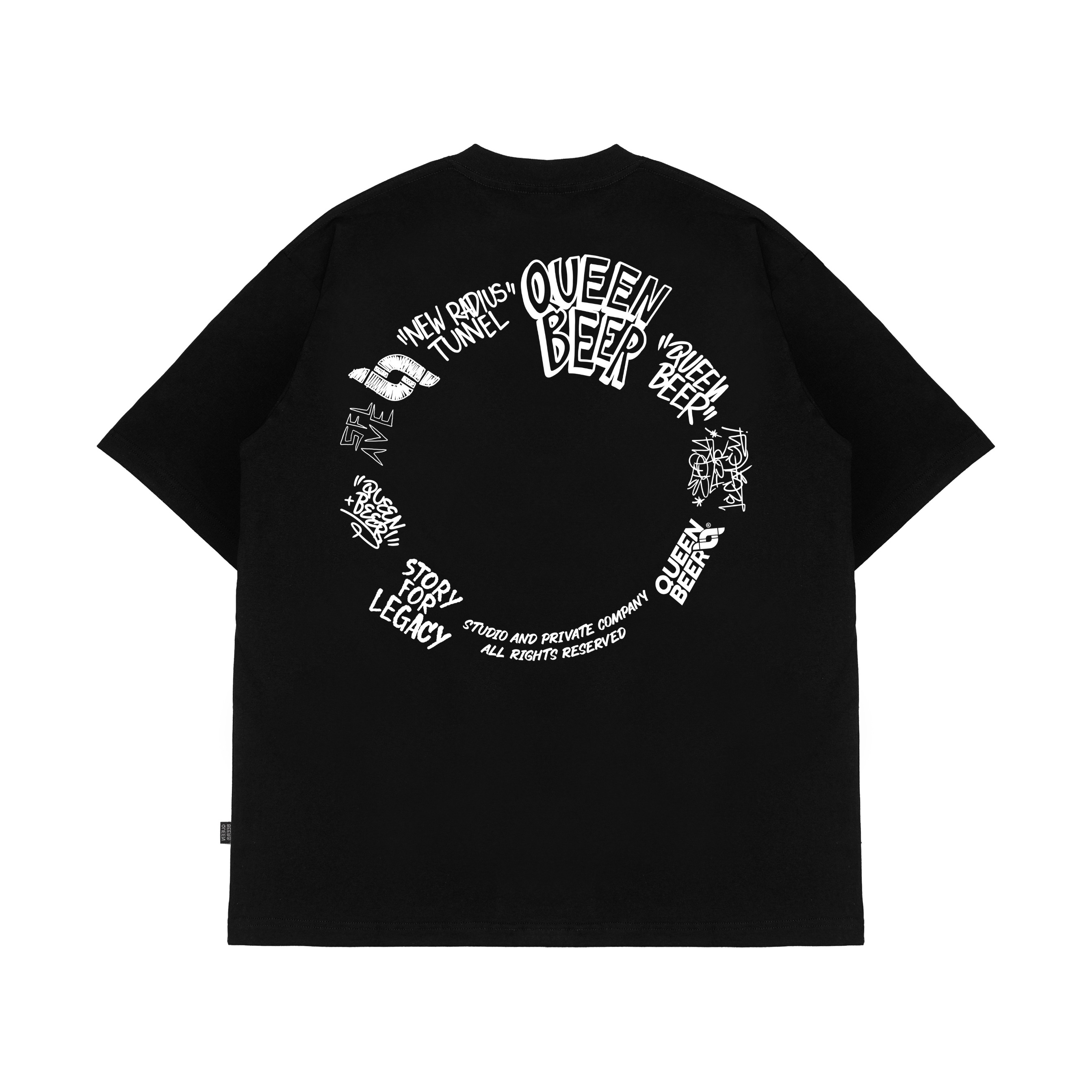 Queenbeer - T-shirt Terenzio Black