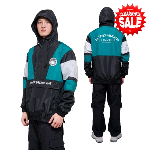 Queenbeer - Cagoule / Tracktop Jacket Randall Black