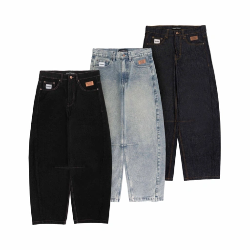 Queenbeer - Laurent Barrel Denim Pants