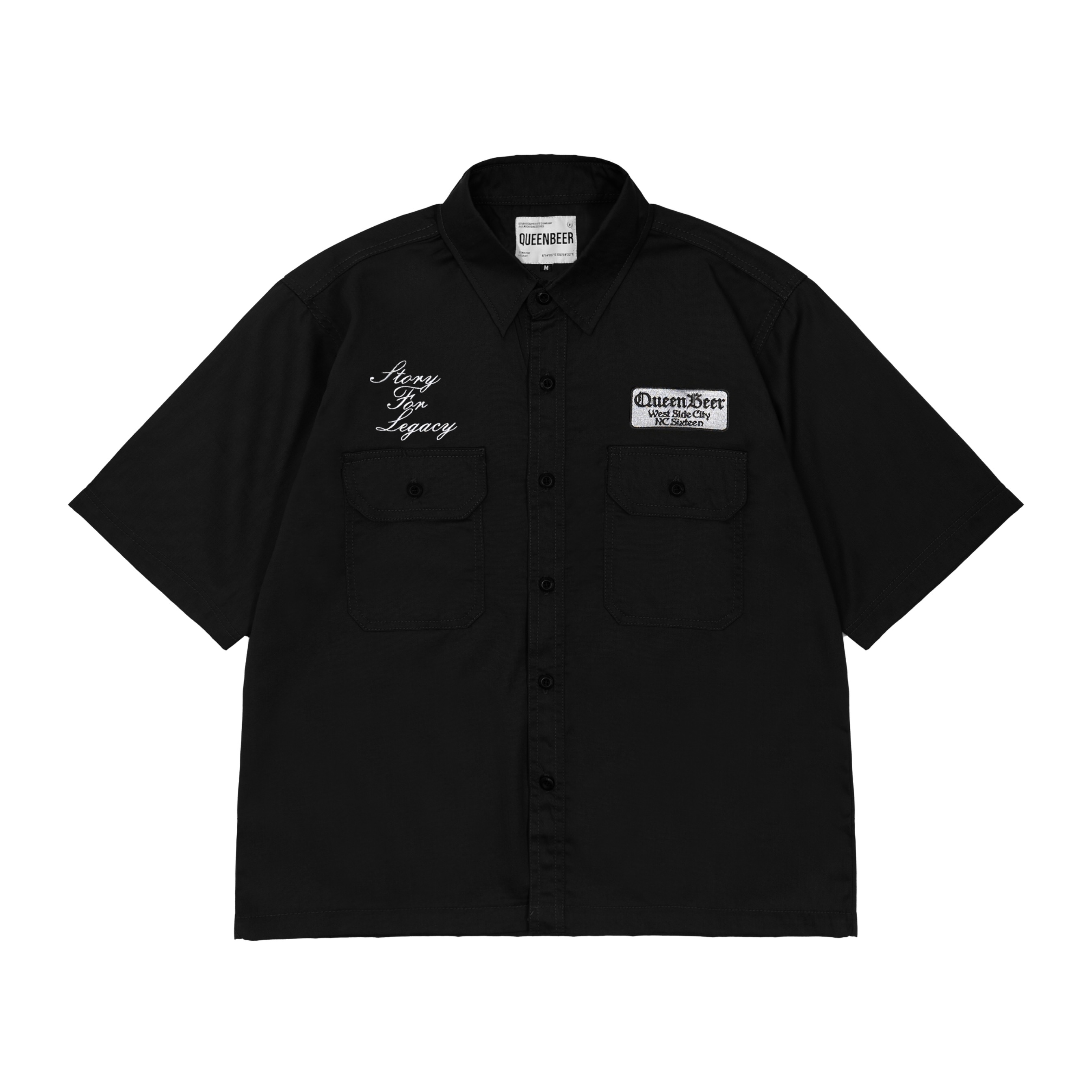 Queenbeer - Work Shirt Nedjer Black