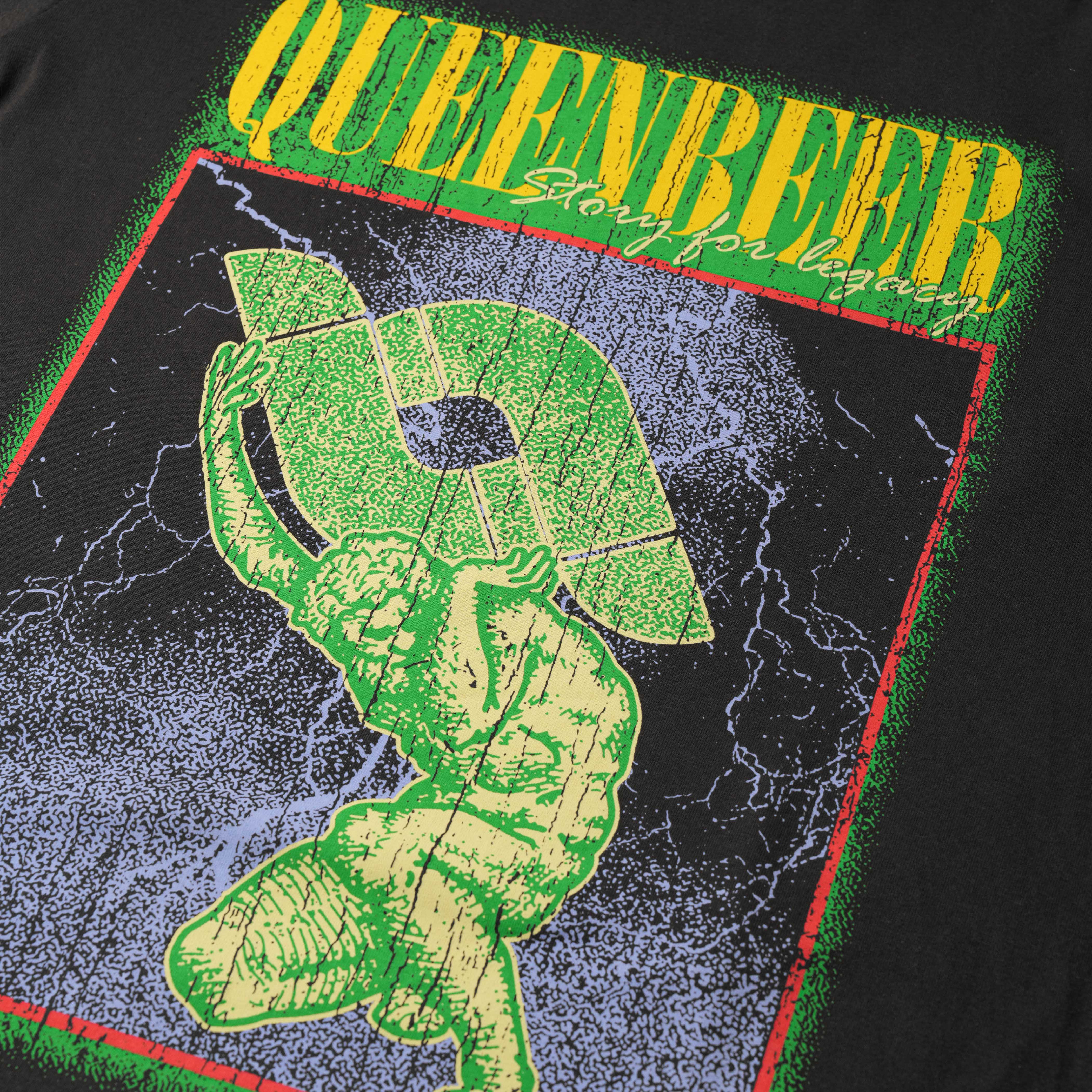 Queenbeer - T-shirt Caleb Extend Grey