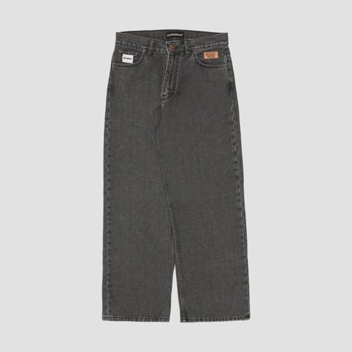 Image of Queenbeer - Denim Pants Maze Black Stone Washed