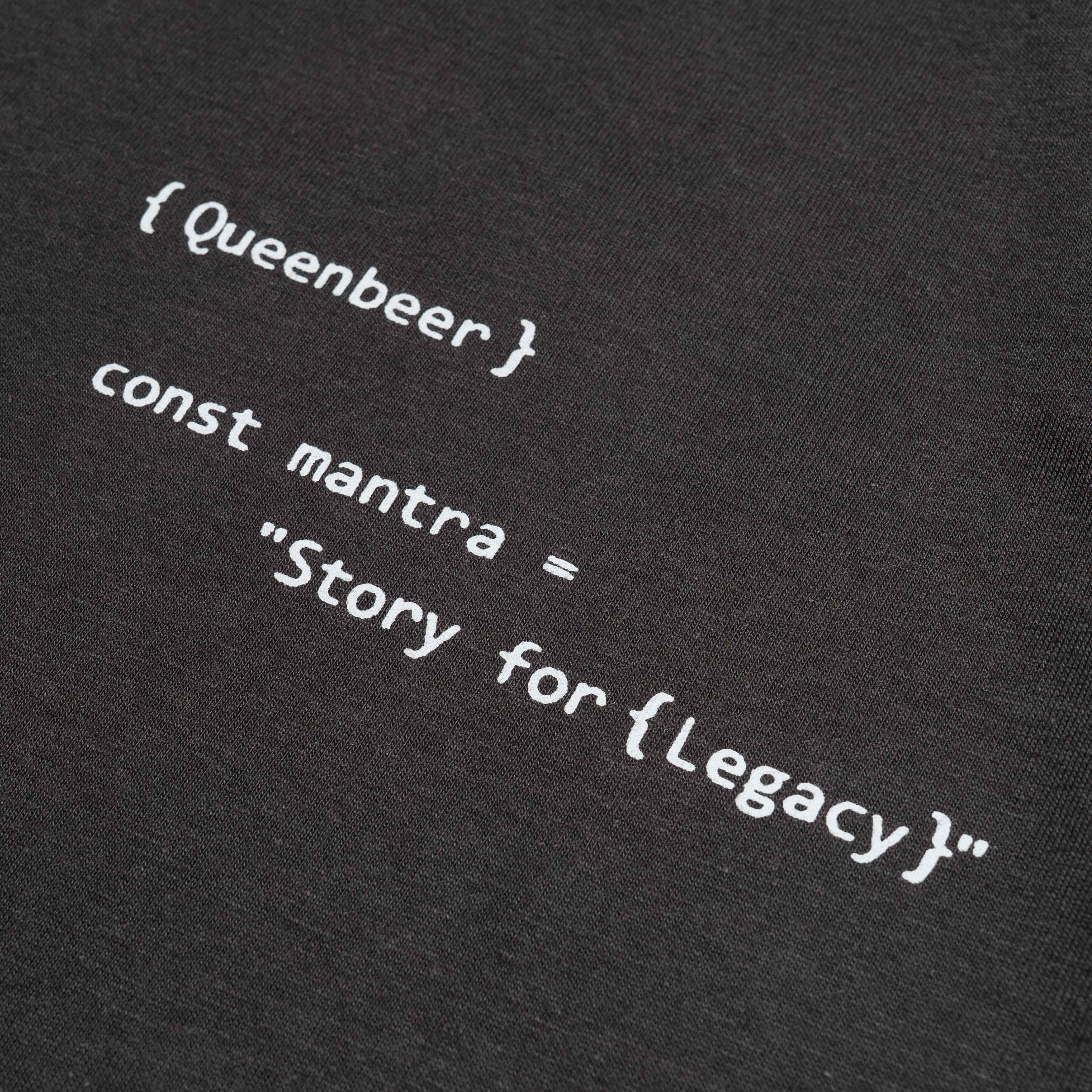 Queenbeer - T-shirt Prompt Grey
