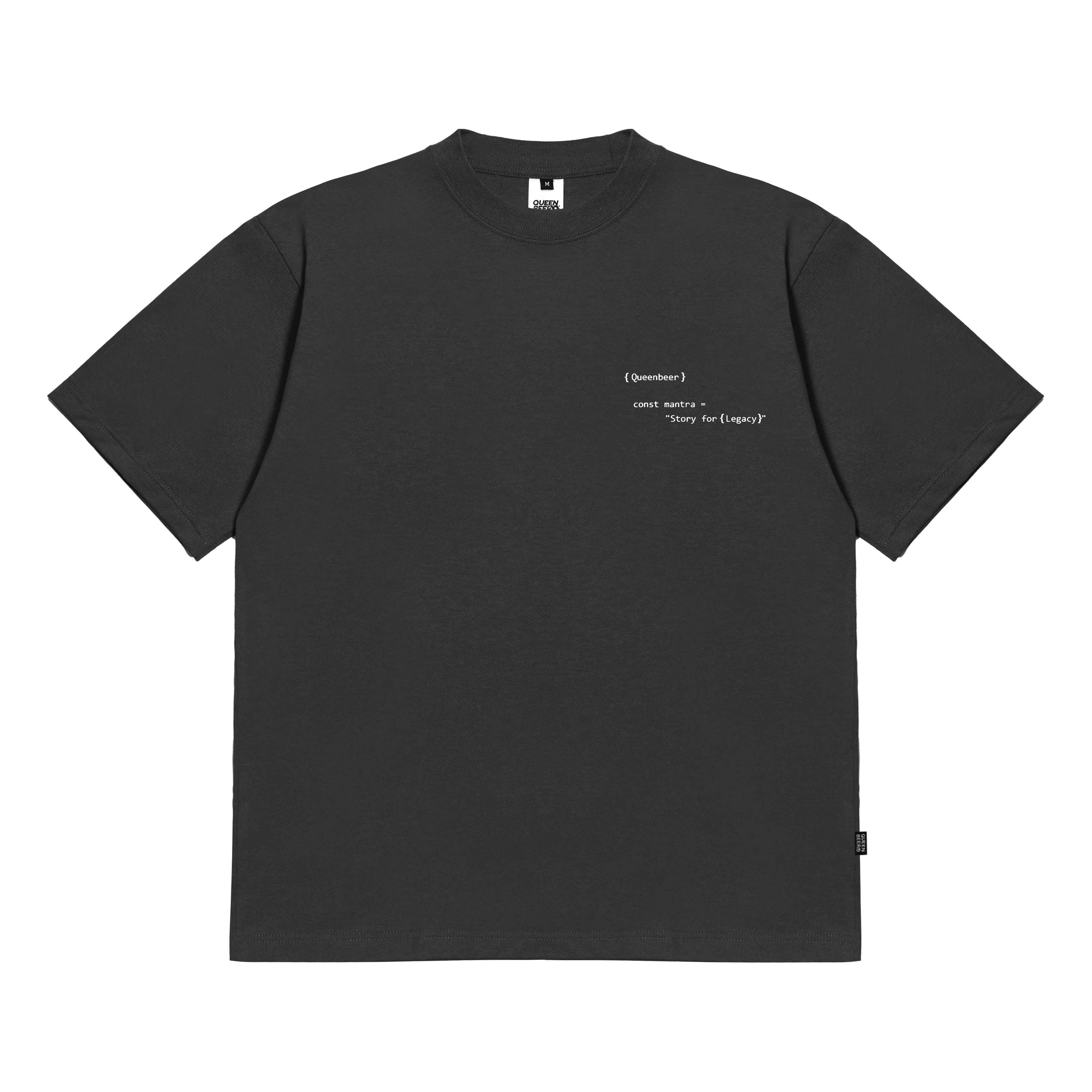 Queenbeer - T-shirt Prompt Grey