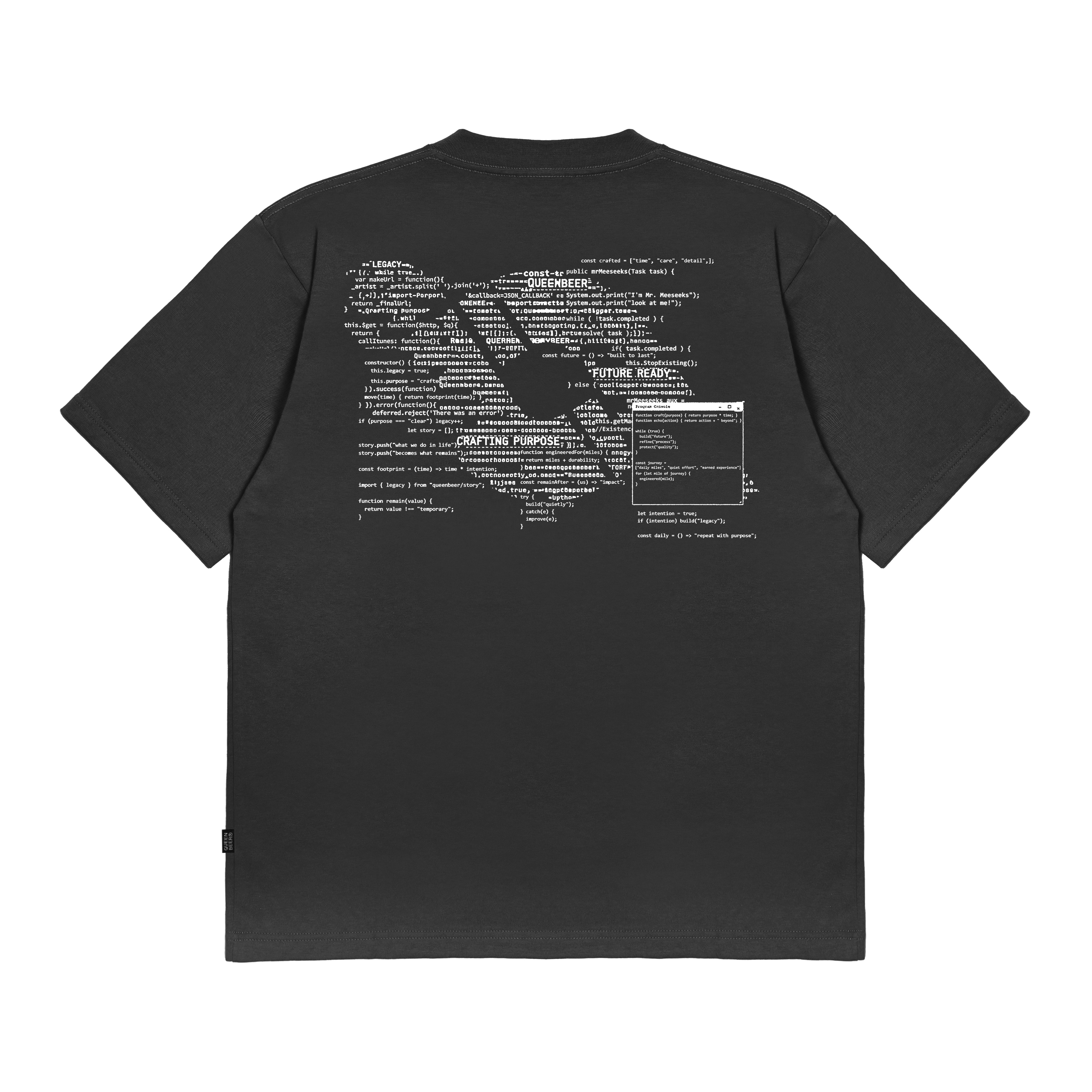 Queenbeer - T-shirt Prompt Grey
