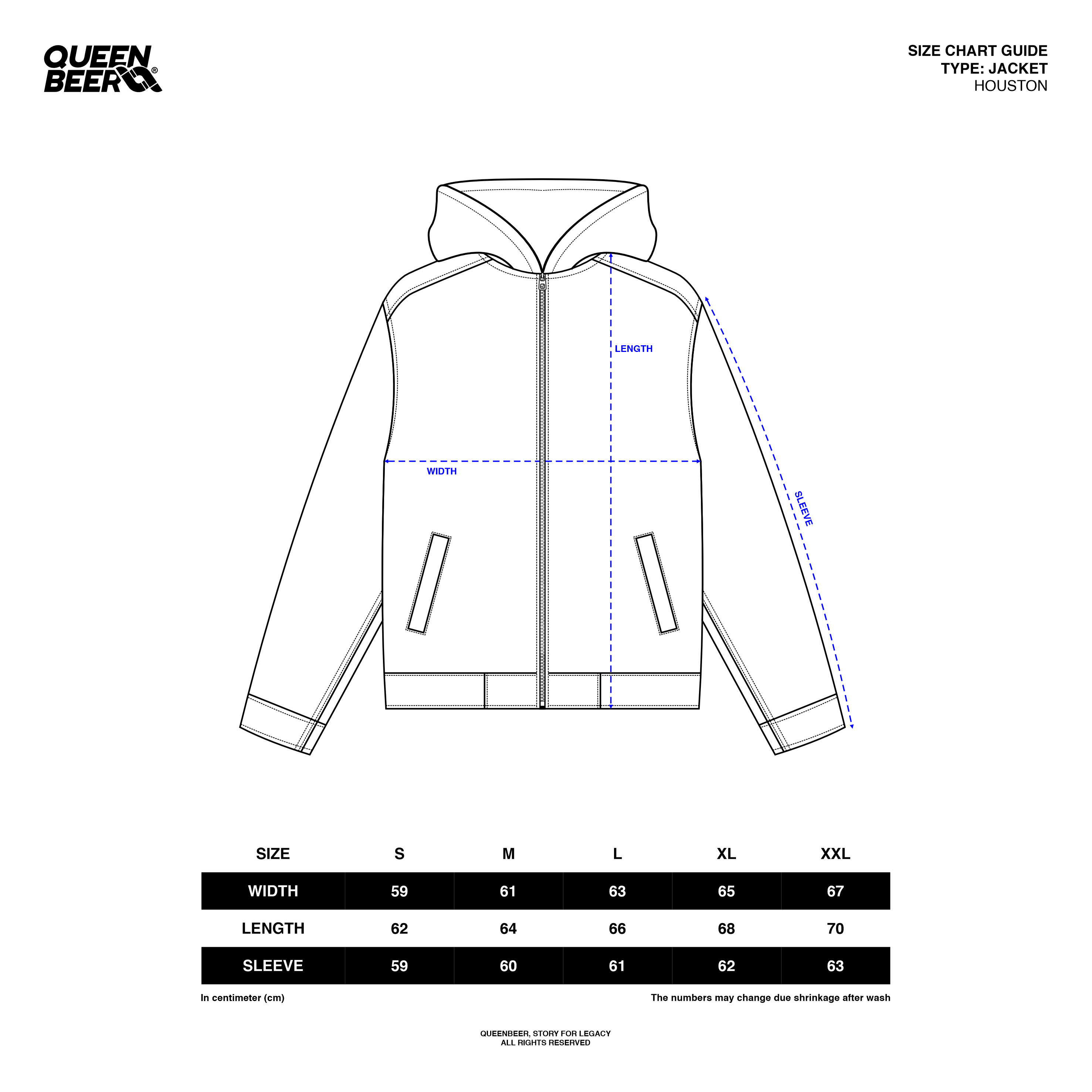 Queenbeer - Houston Brown Canvas Hooded Jacket
