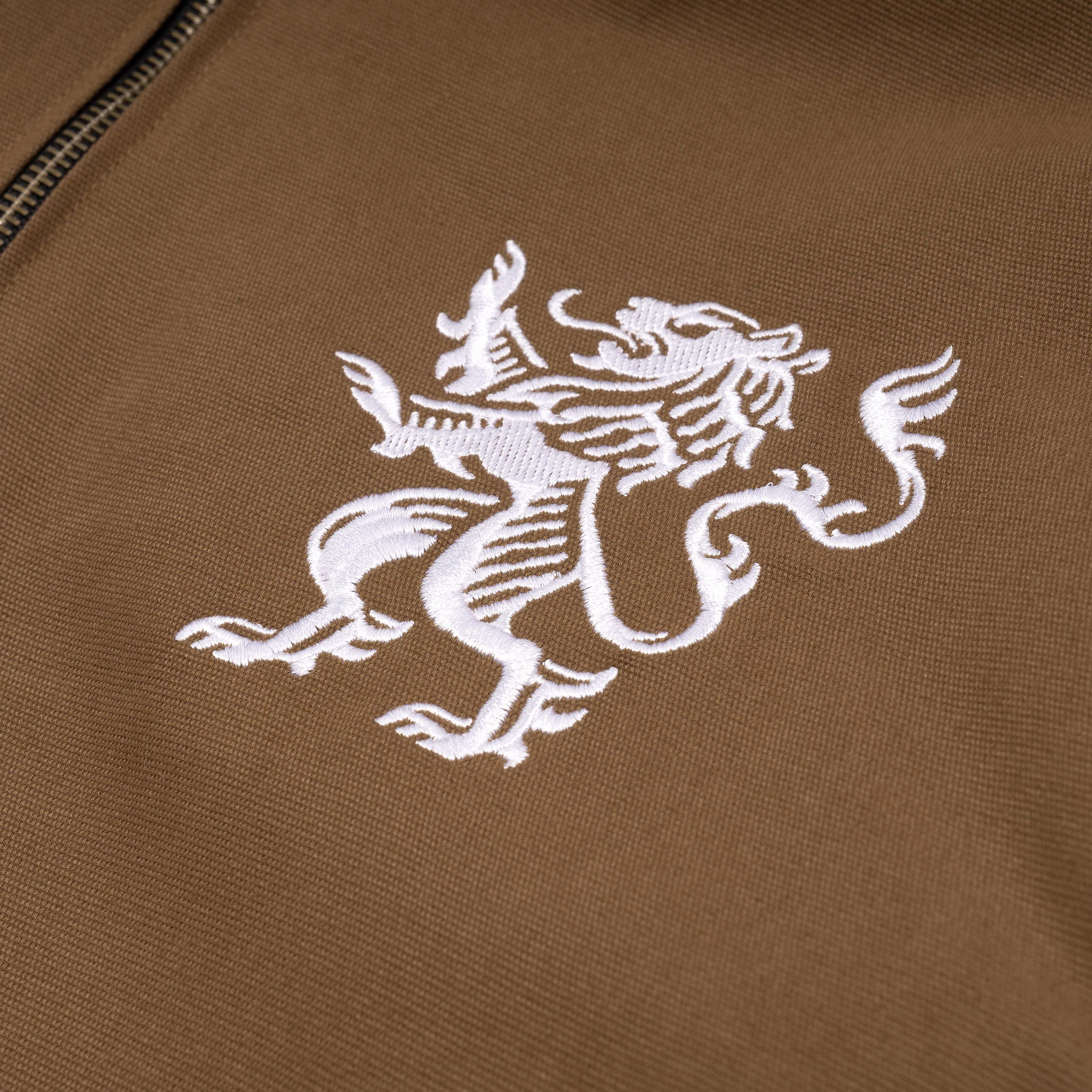 Queenbeer - Houston Brown Canvas Hooded Jacket