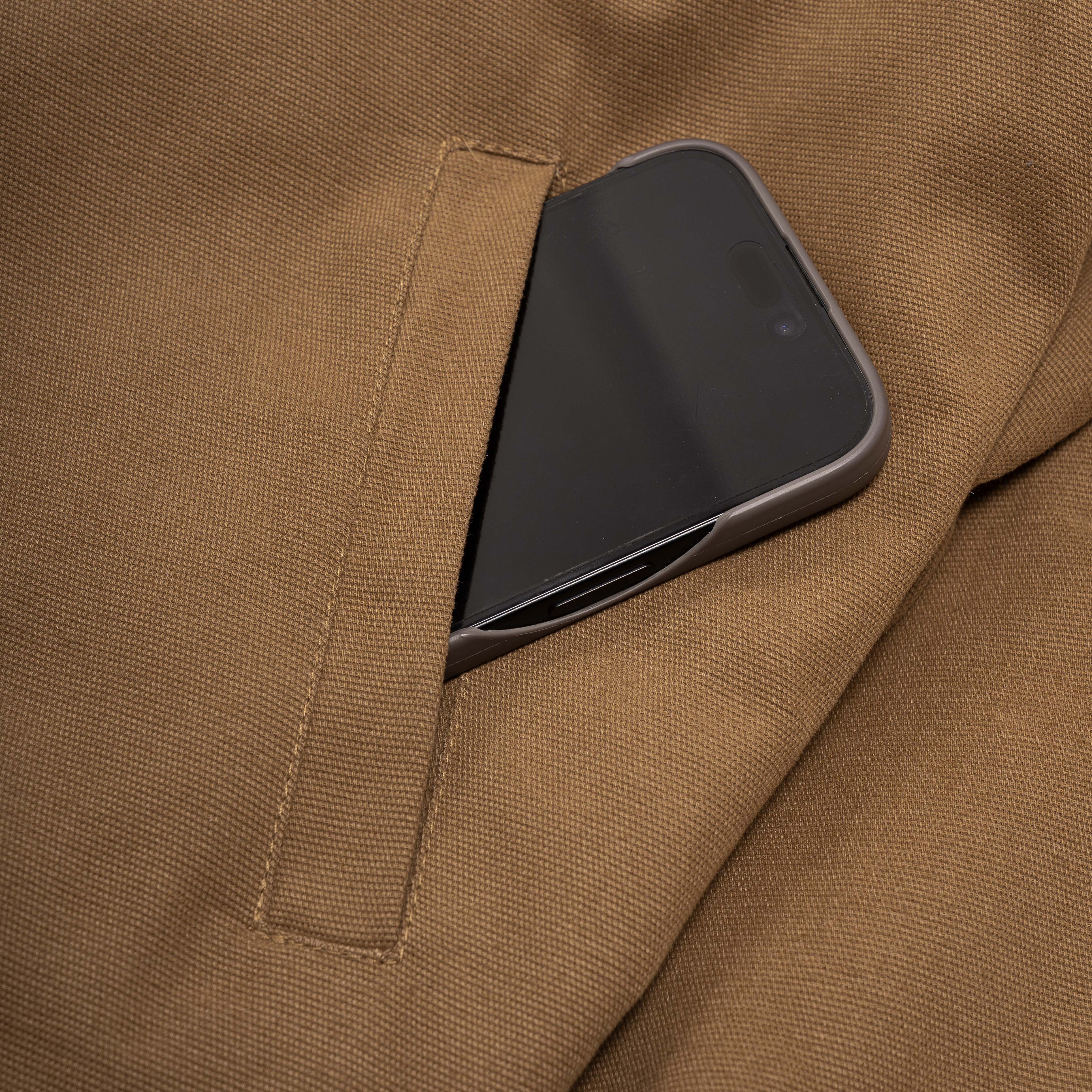 Queenbeer - Houston Brown Canvas Hooded Jacket