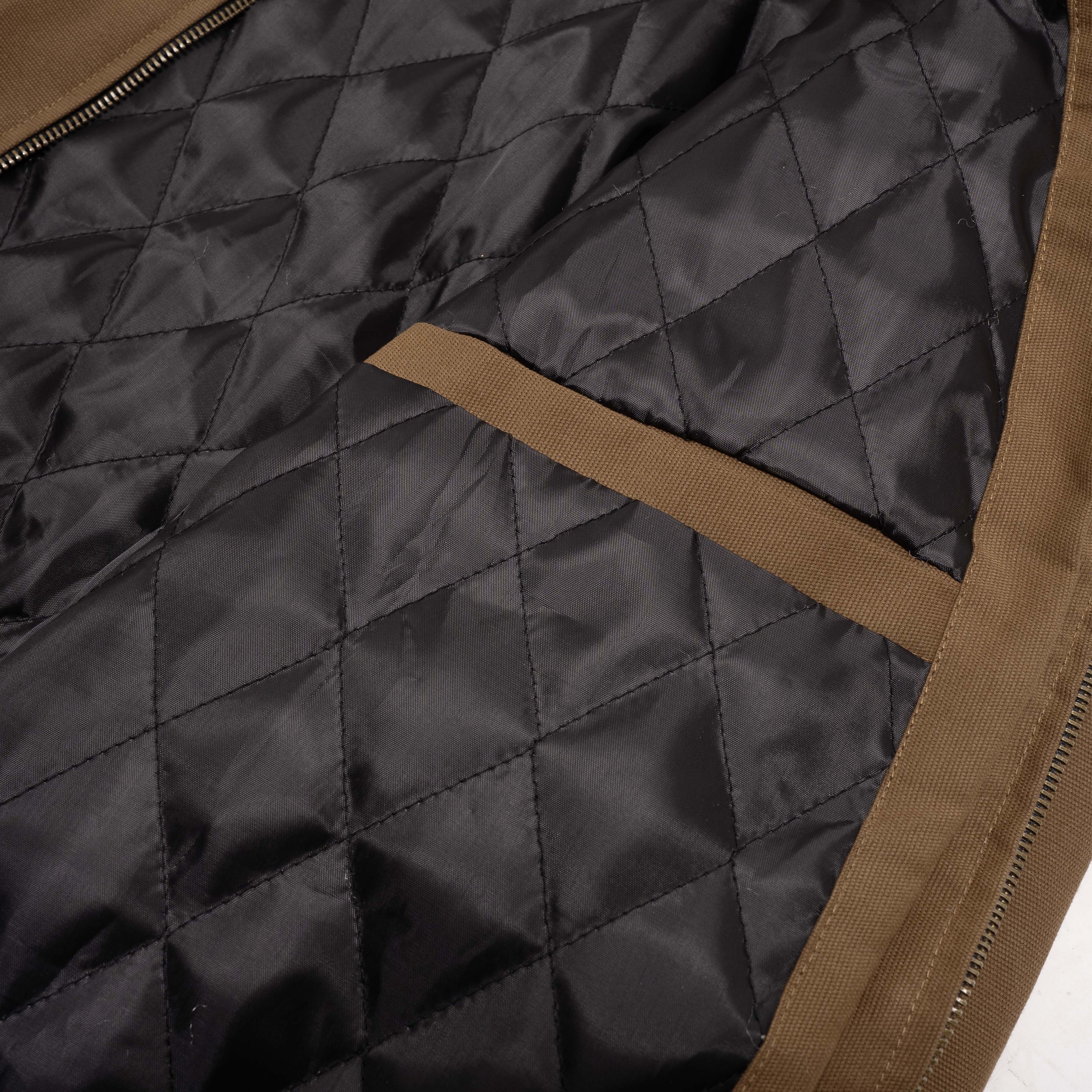 Queenbeer - Houston Brown Canvas Hooded Jacket