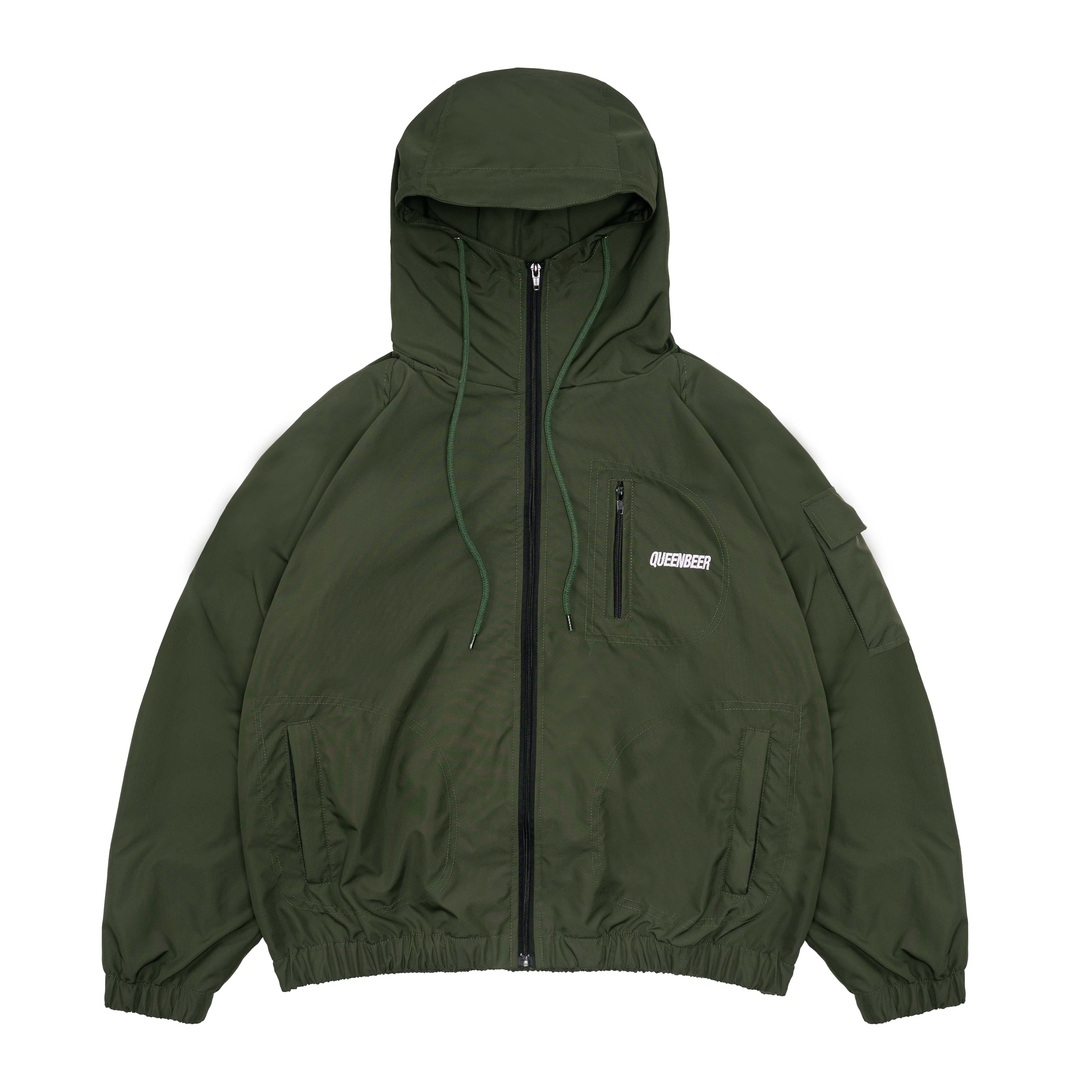 Queenbeer - Riven Green Tracktop Jacket