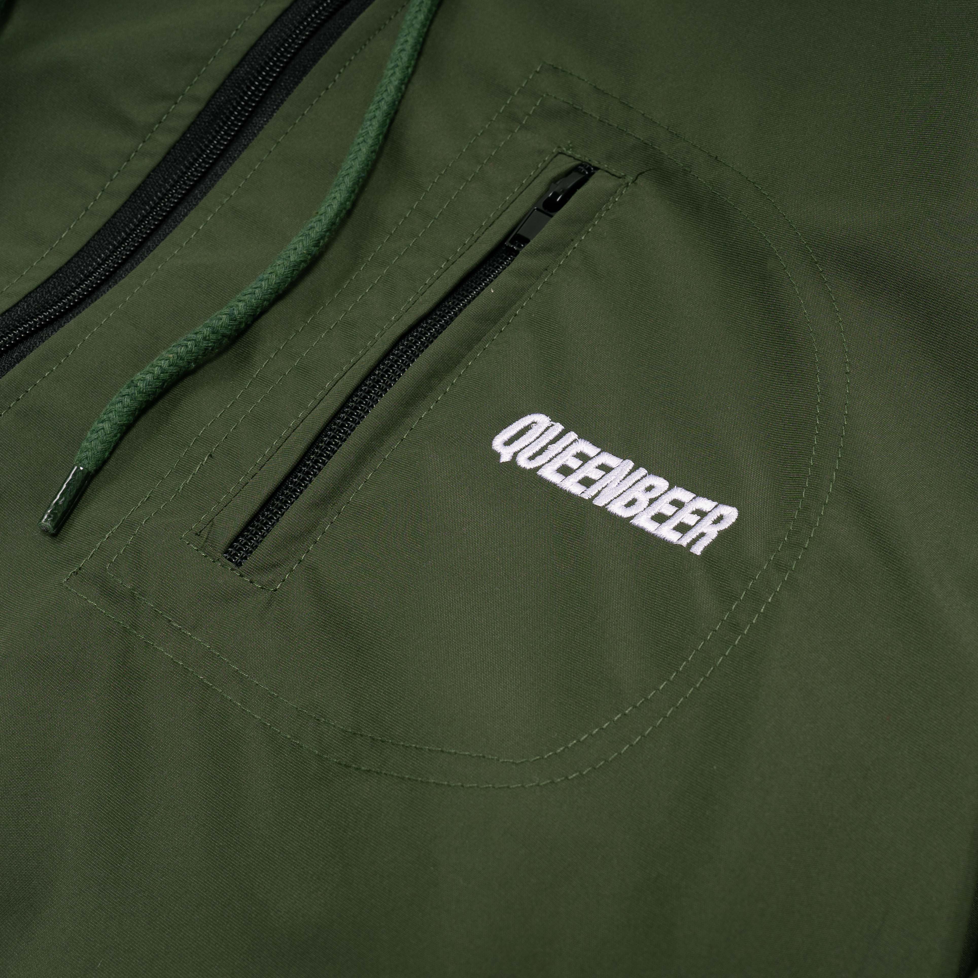 Queenbeer - Riven Green Tracktop Jacket