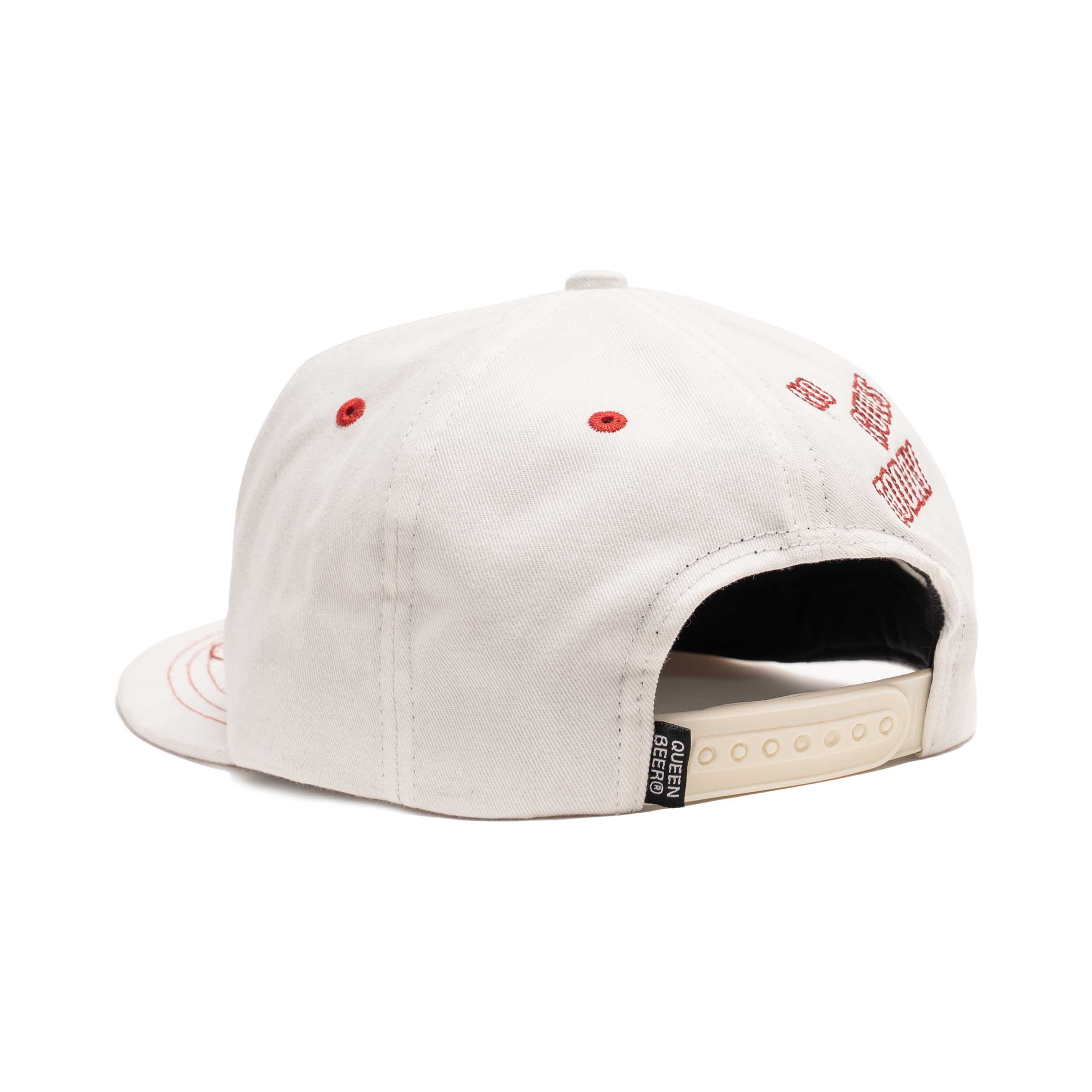 Queenbeer - Unstructured Hat Beckett Broken White