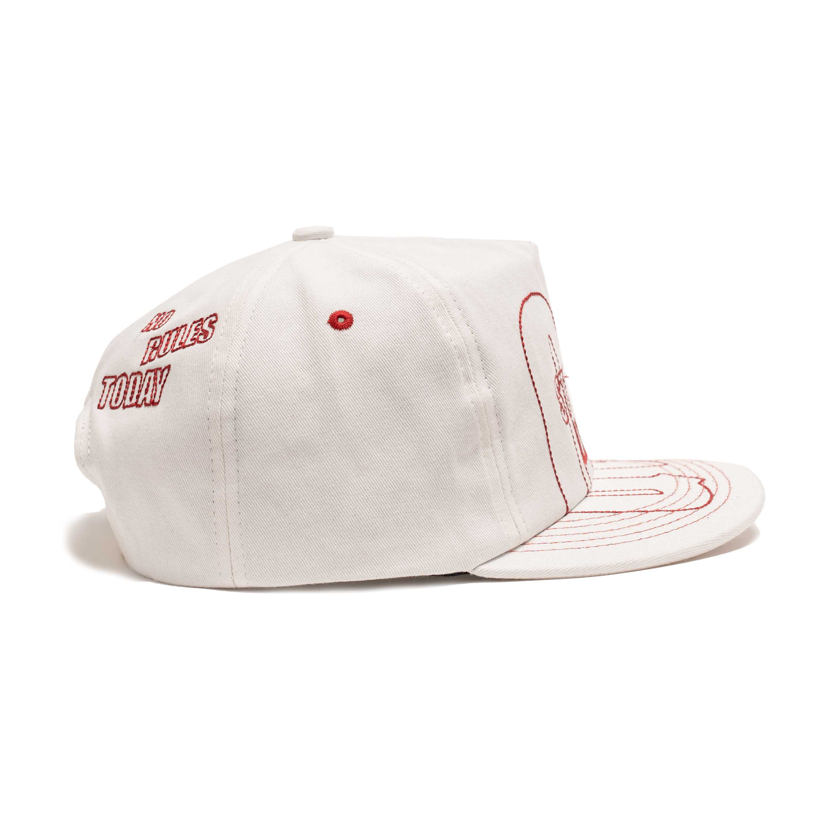 Queenbeer - Unstructured Hat Beckett Broken White