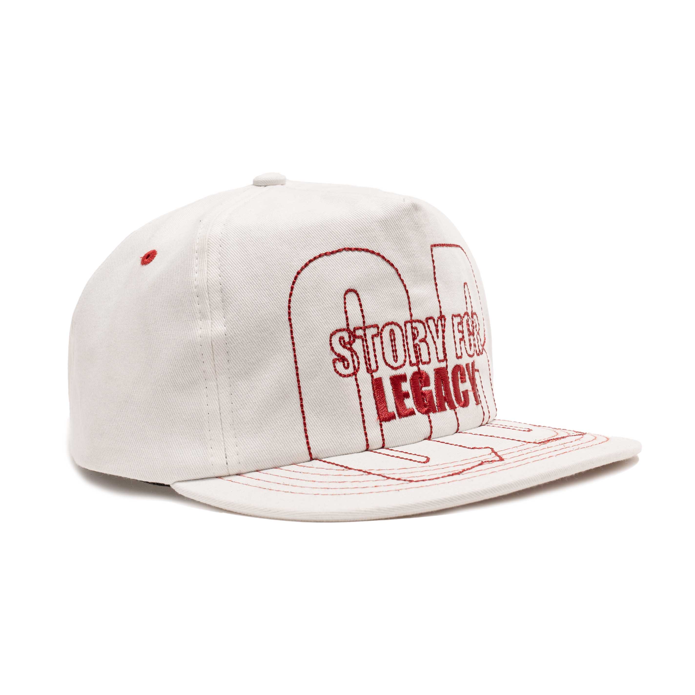 Queenbeer - Unstructured Hat Beckett Broken White