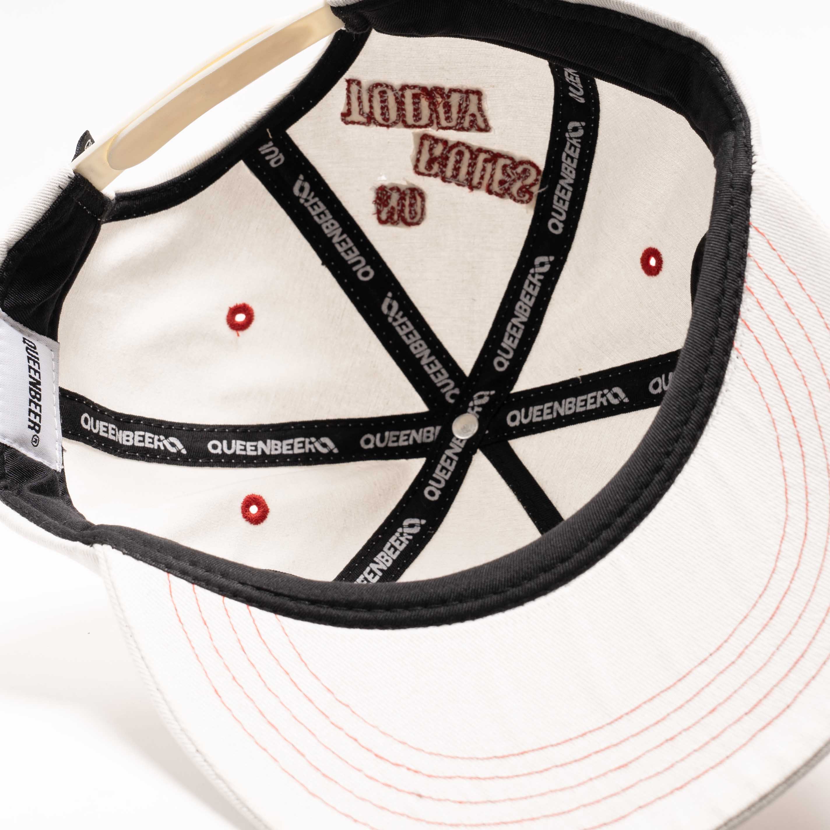 Queenbeer - Unstructured Hat Beckett Broken White
