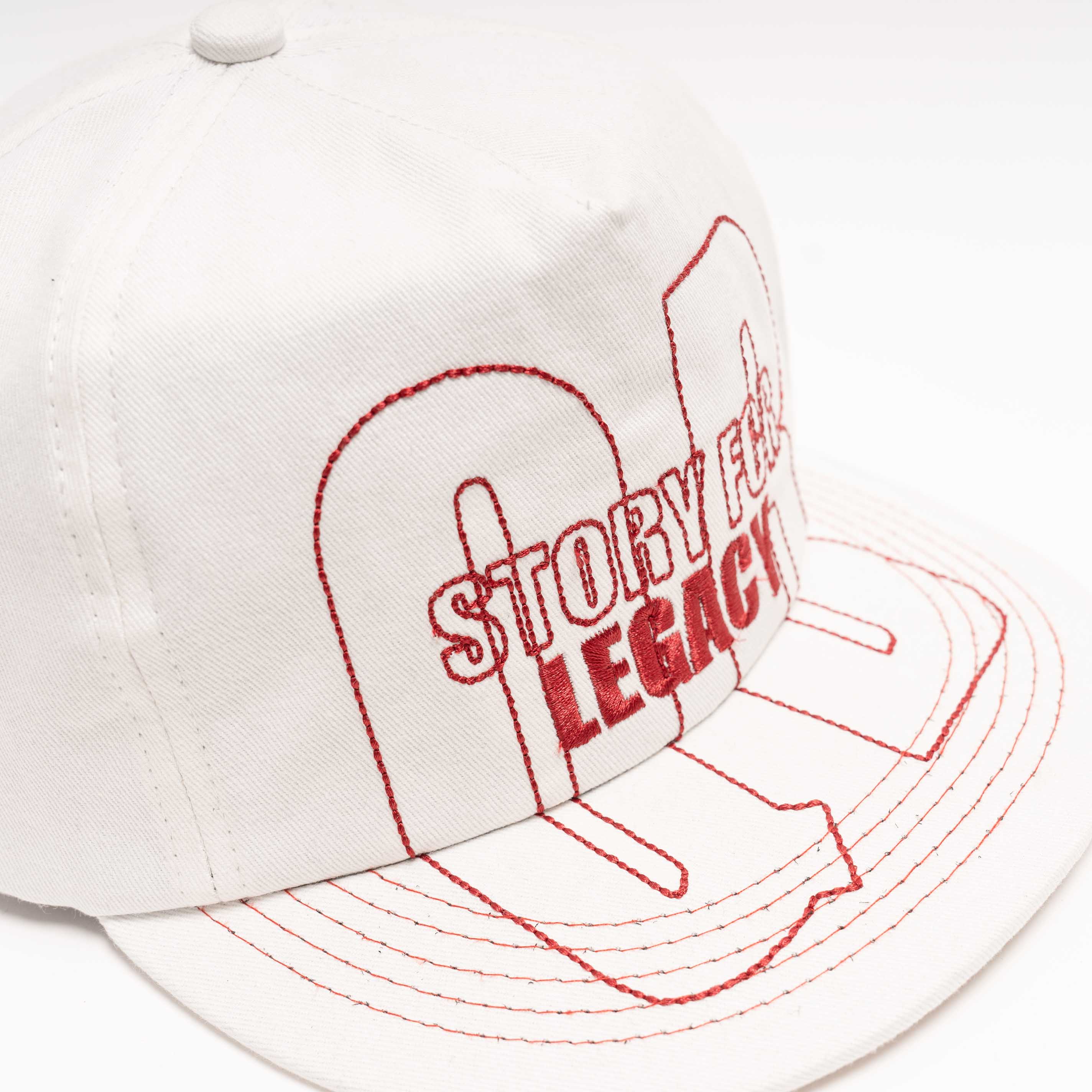 Queenbeer - Unstructured Hat Beckett Broken White