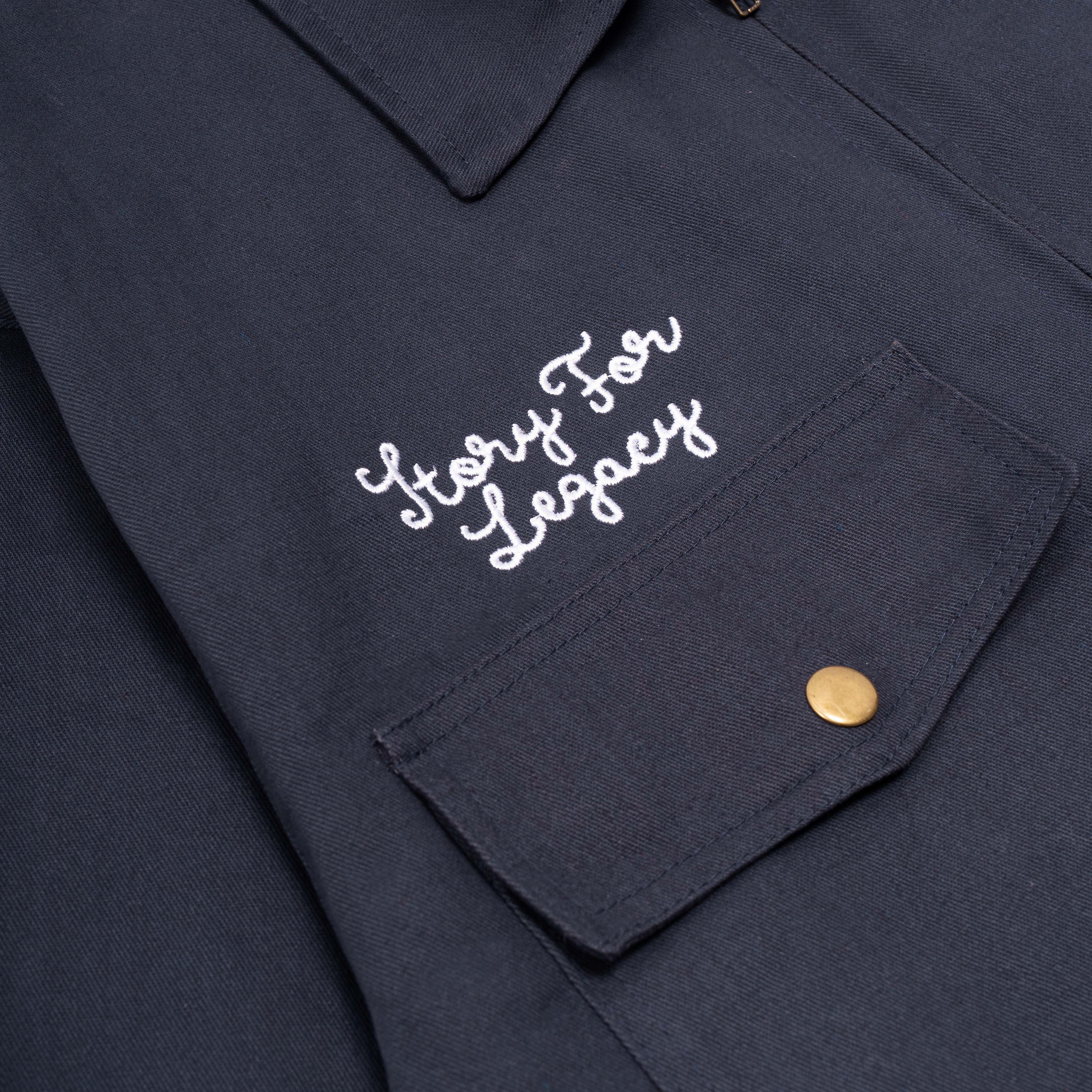 Queenbeer - Zoey Navy Work Jacket