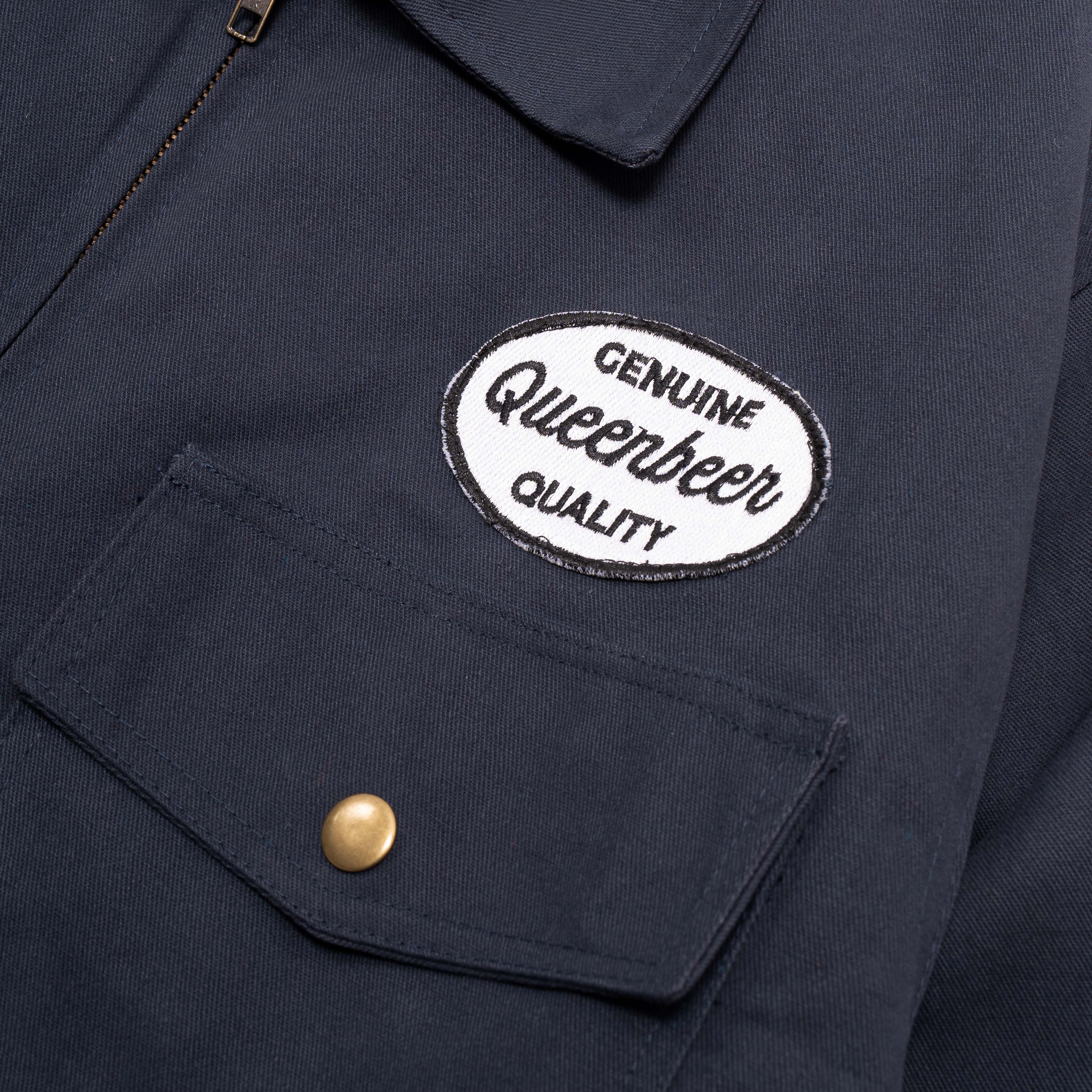 Queenbeer - Zoey Navy Work Jacket