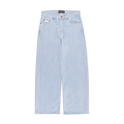 Queenbeer - Denim Pants Wide Fit Colby Blue Washed