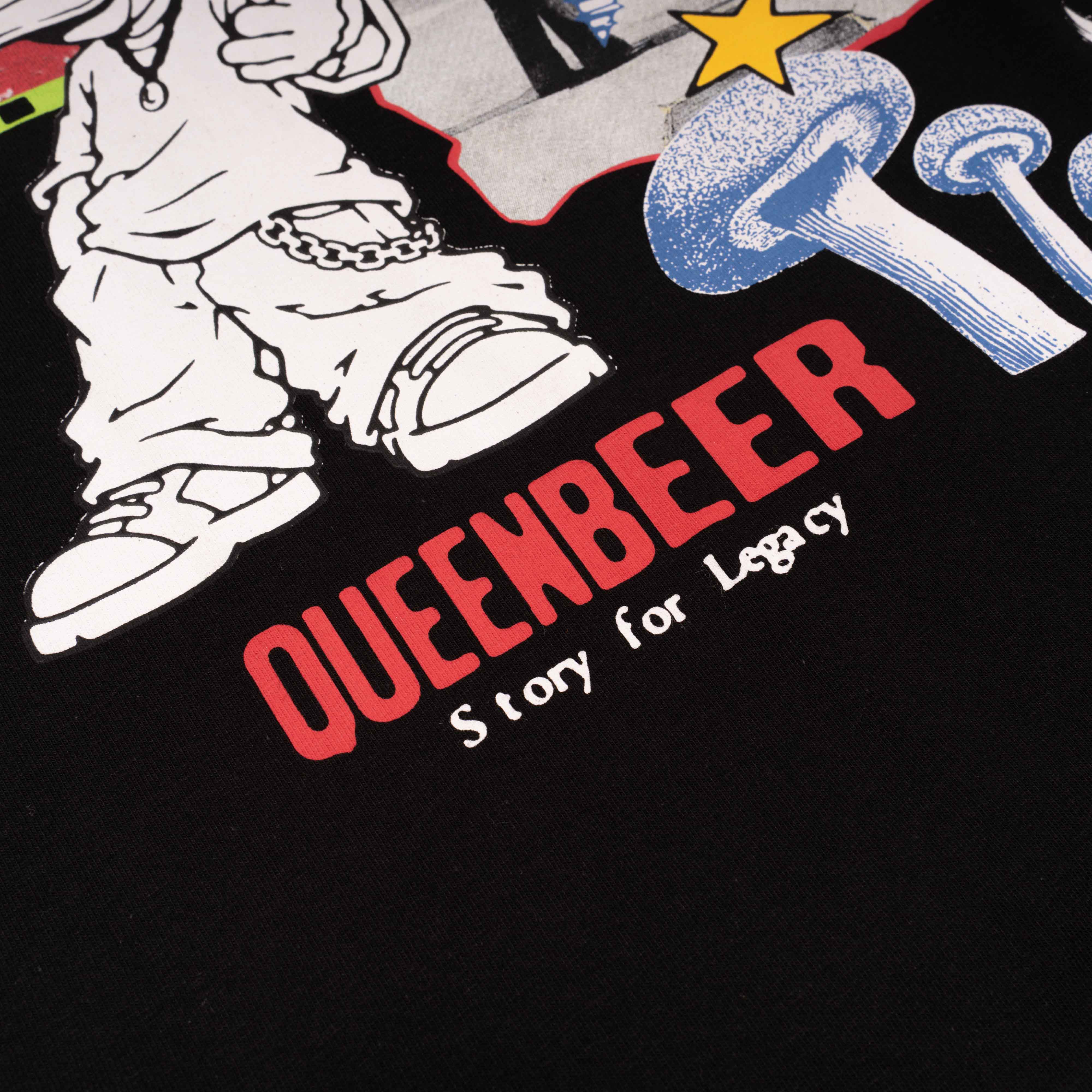 Queenbeer - T-shirt Cole Black