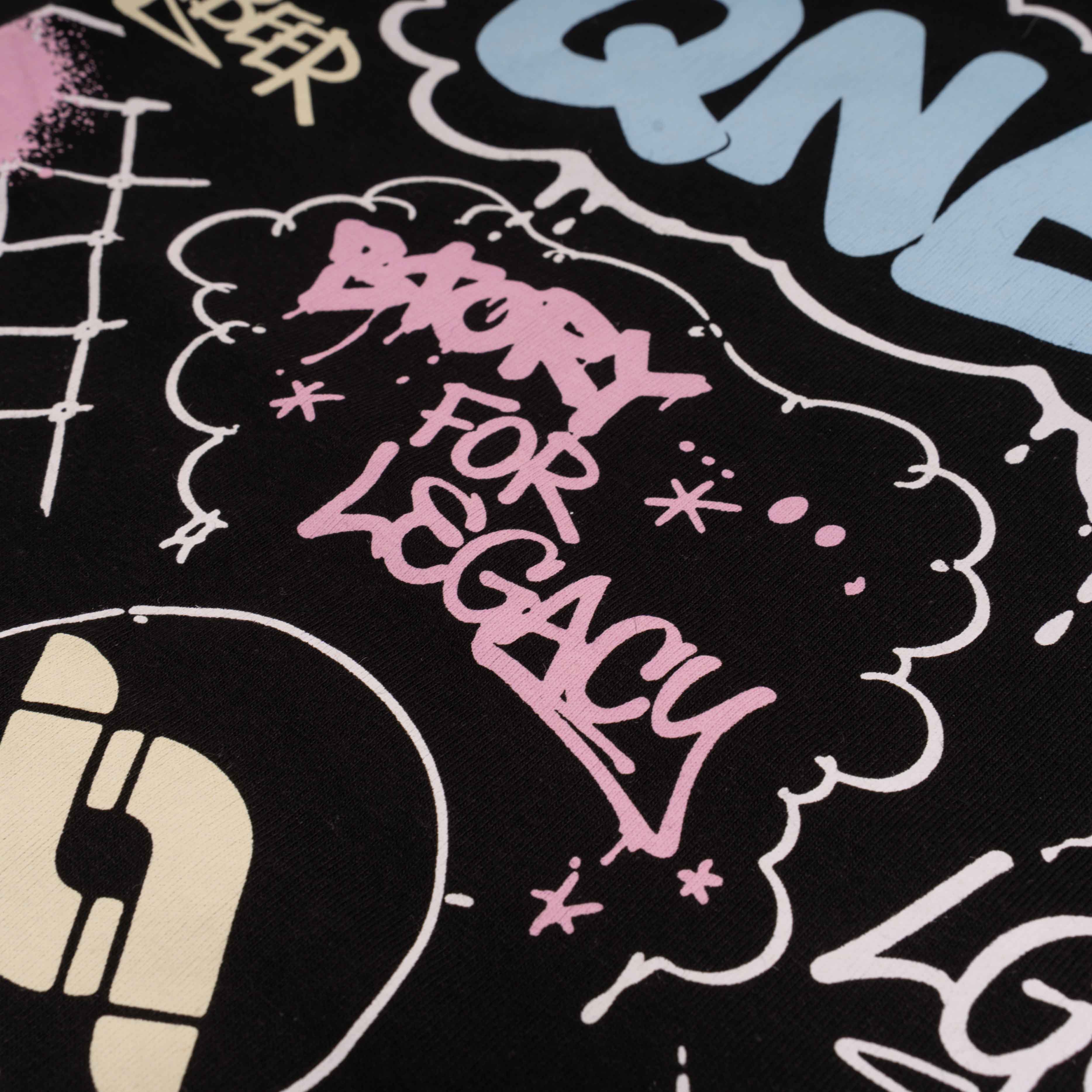 Queenbeer - T-shirt Grivin Black