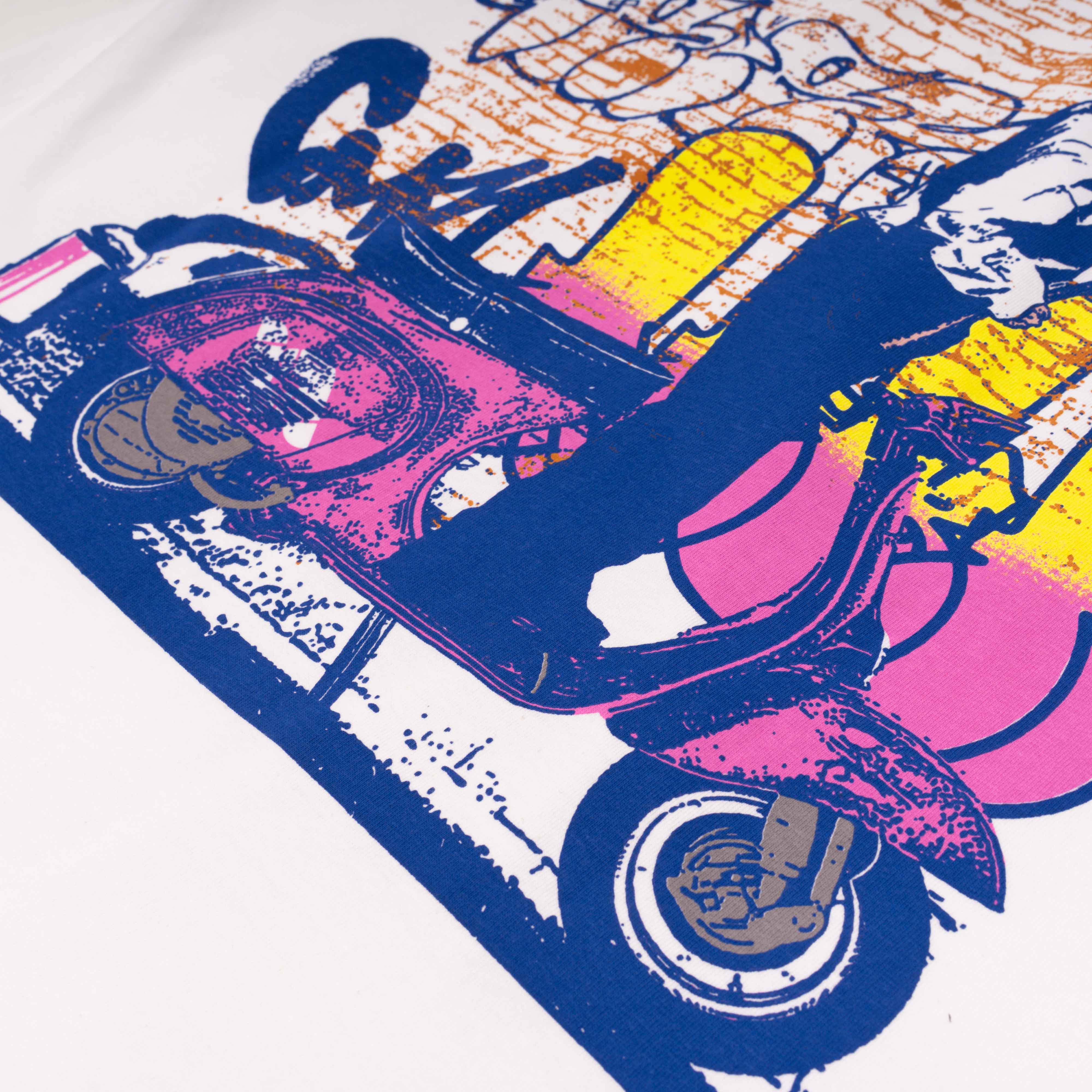Queenbeer - T-shirt Flynn White