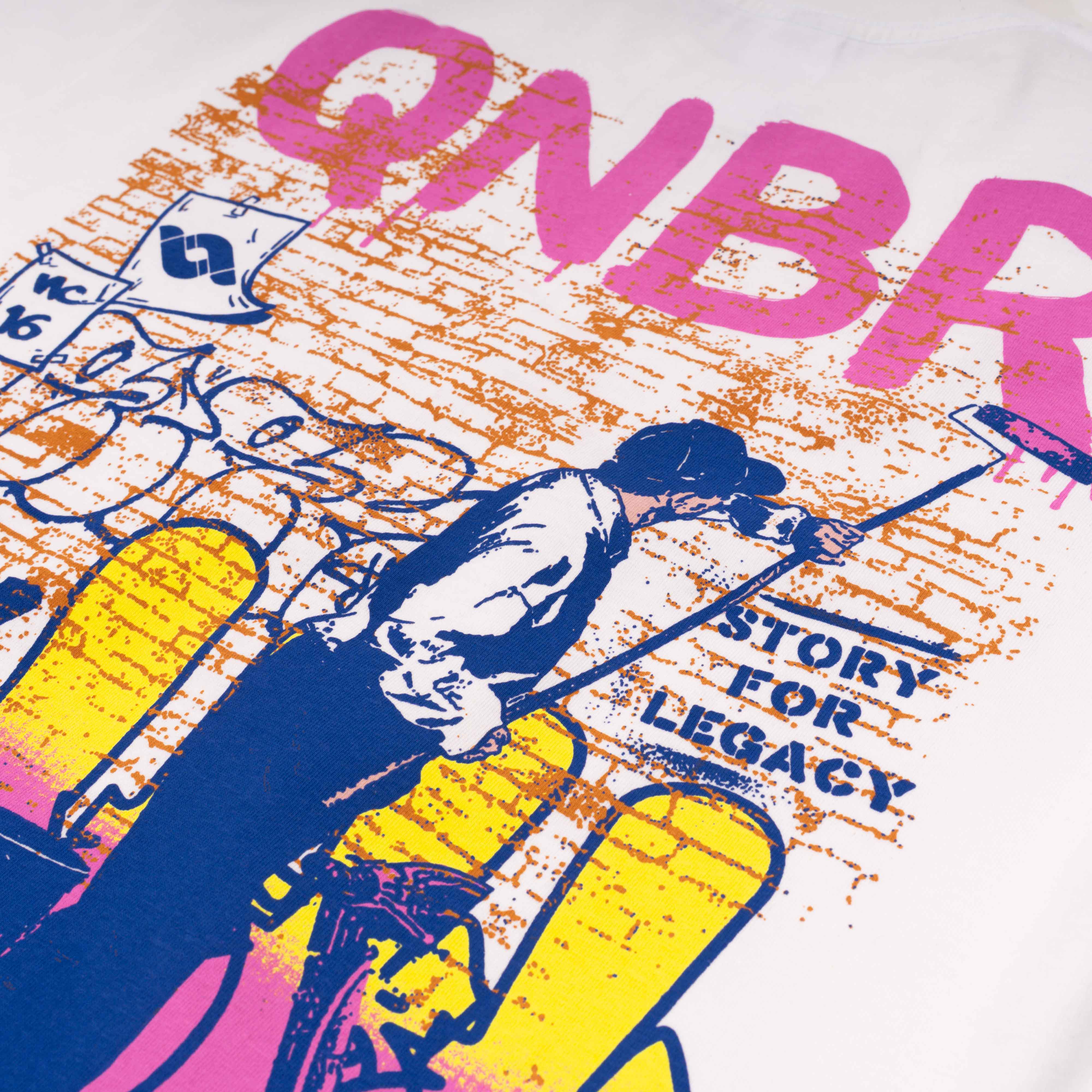 Queenbeer - T-shirt Flynn White