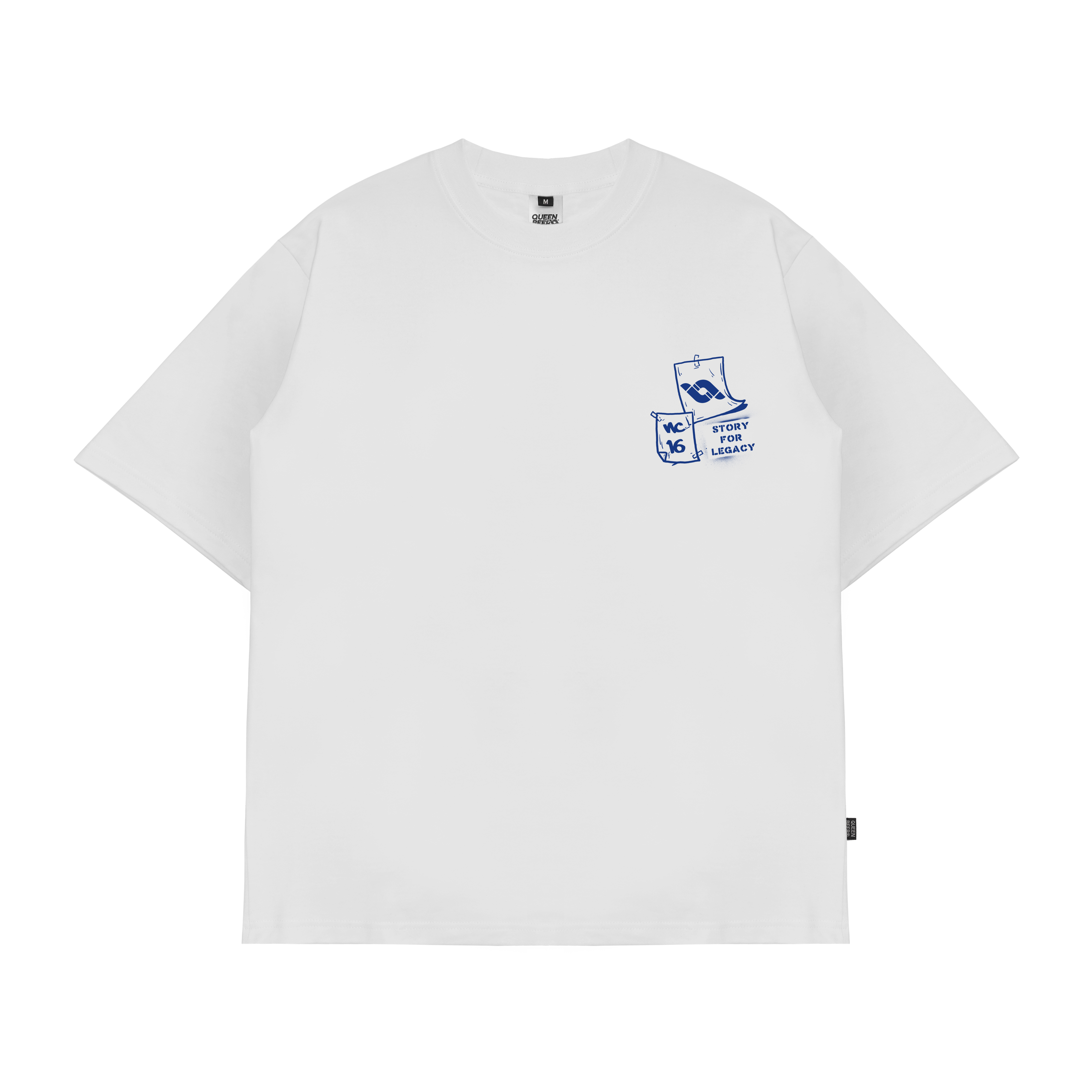 Queenbeer - T-shirt Flynn White