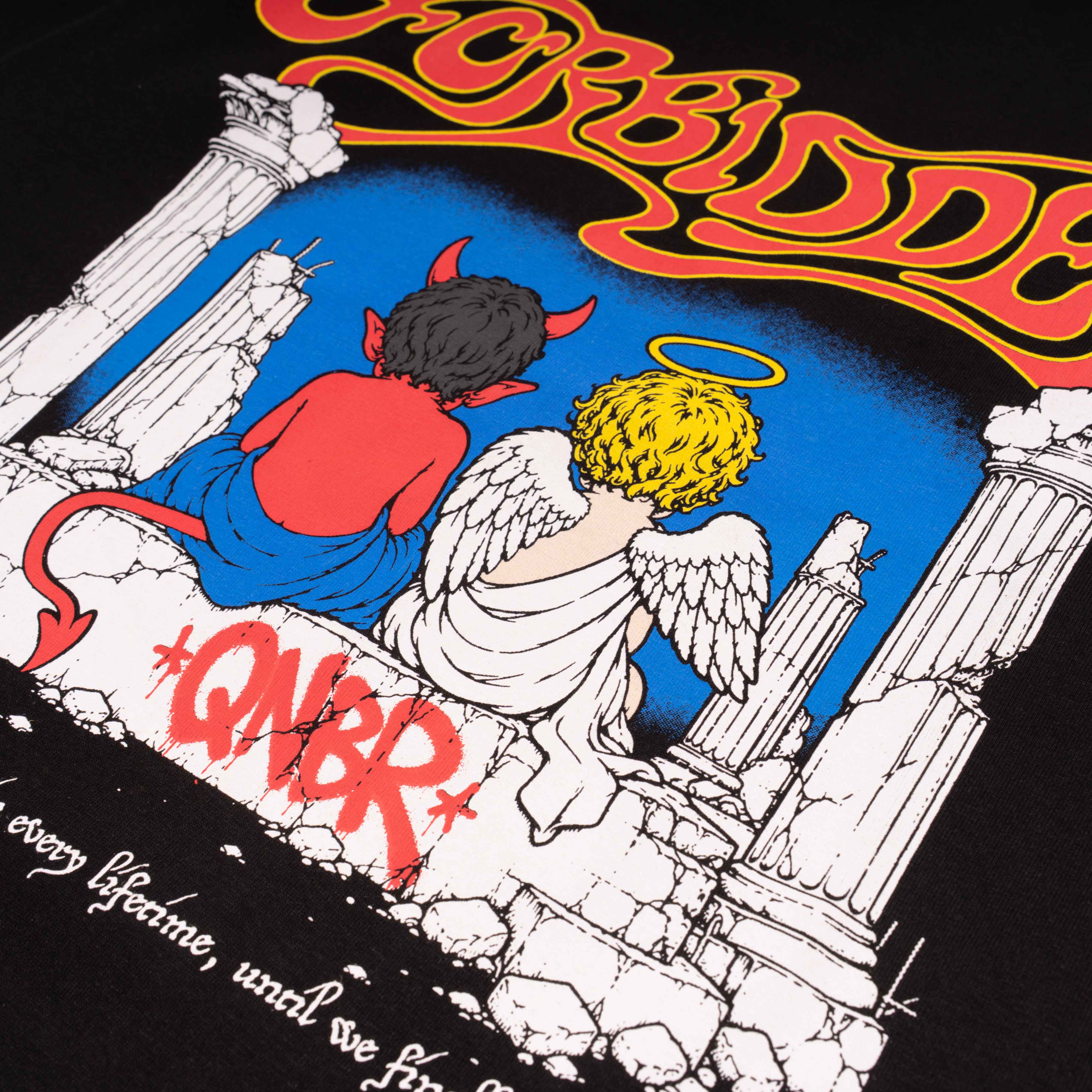 Queenbeer - T-shirt Boxy Forbidden Black