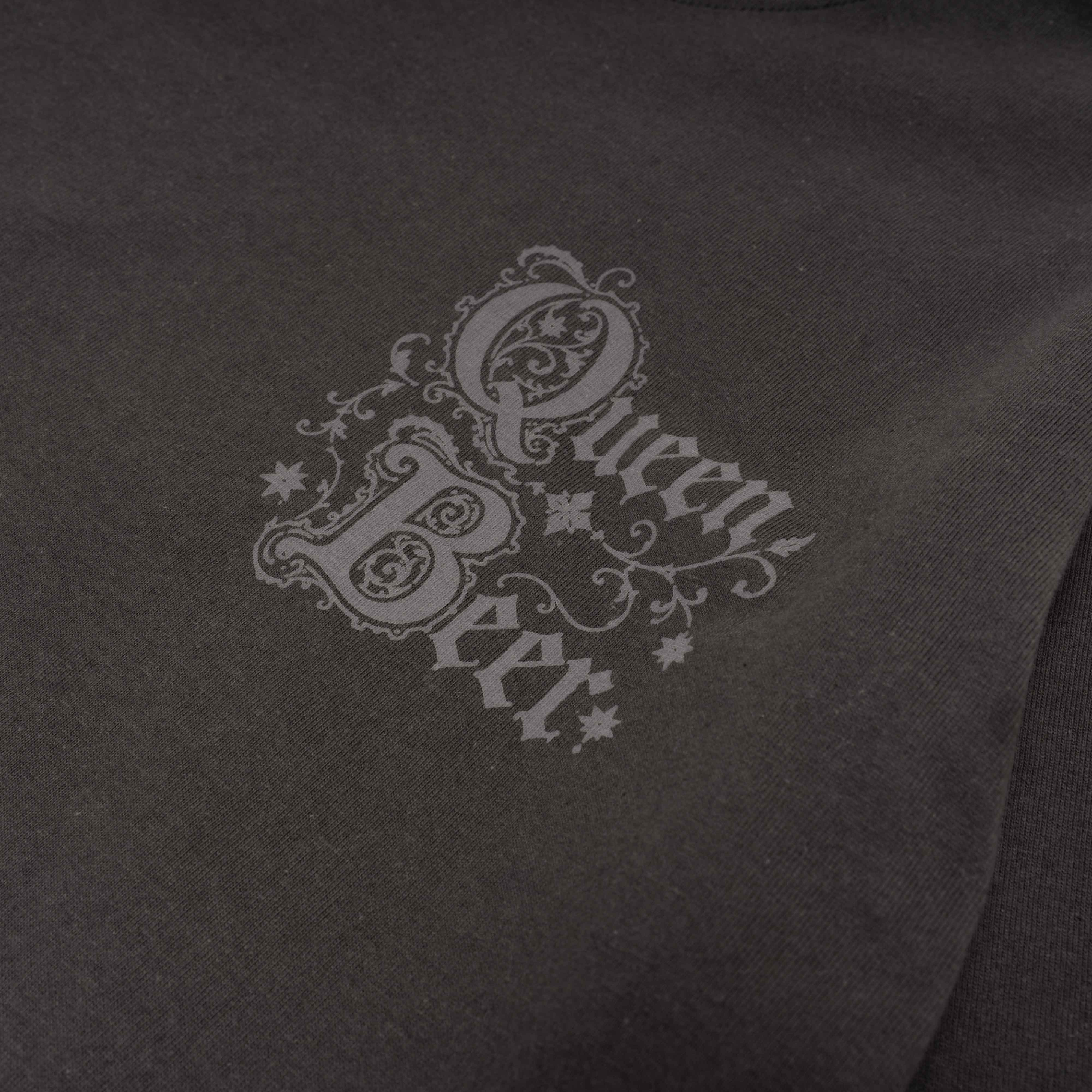 Queenbeer - Longsleeve Boxy Lives Dark Grey