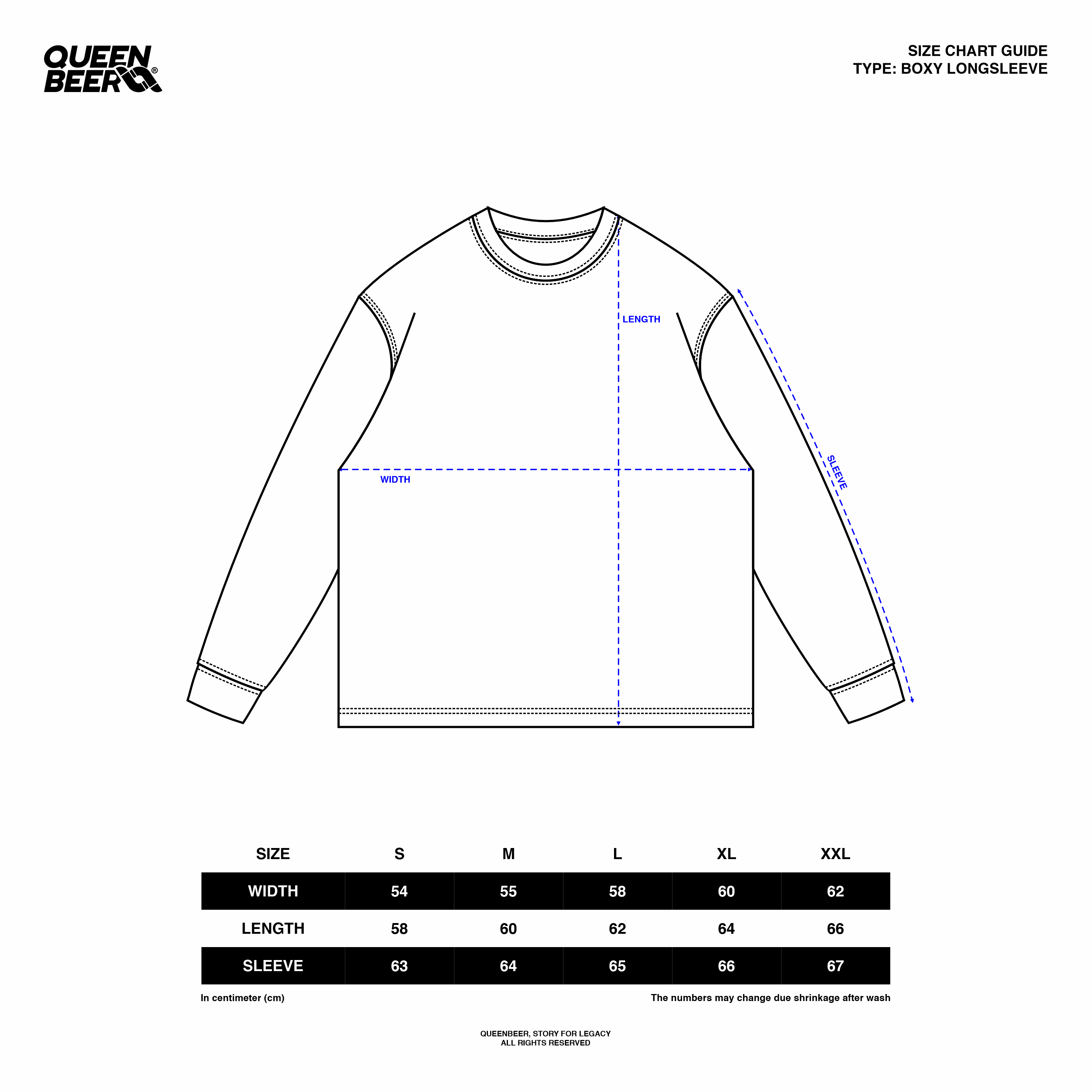 Queenbeer - Longsleeve Boxy Lives Dark Grey