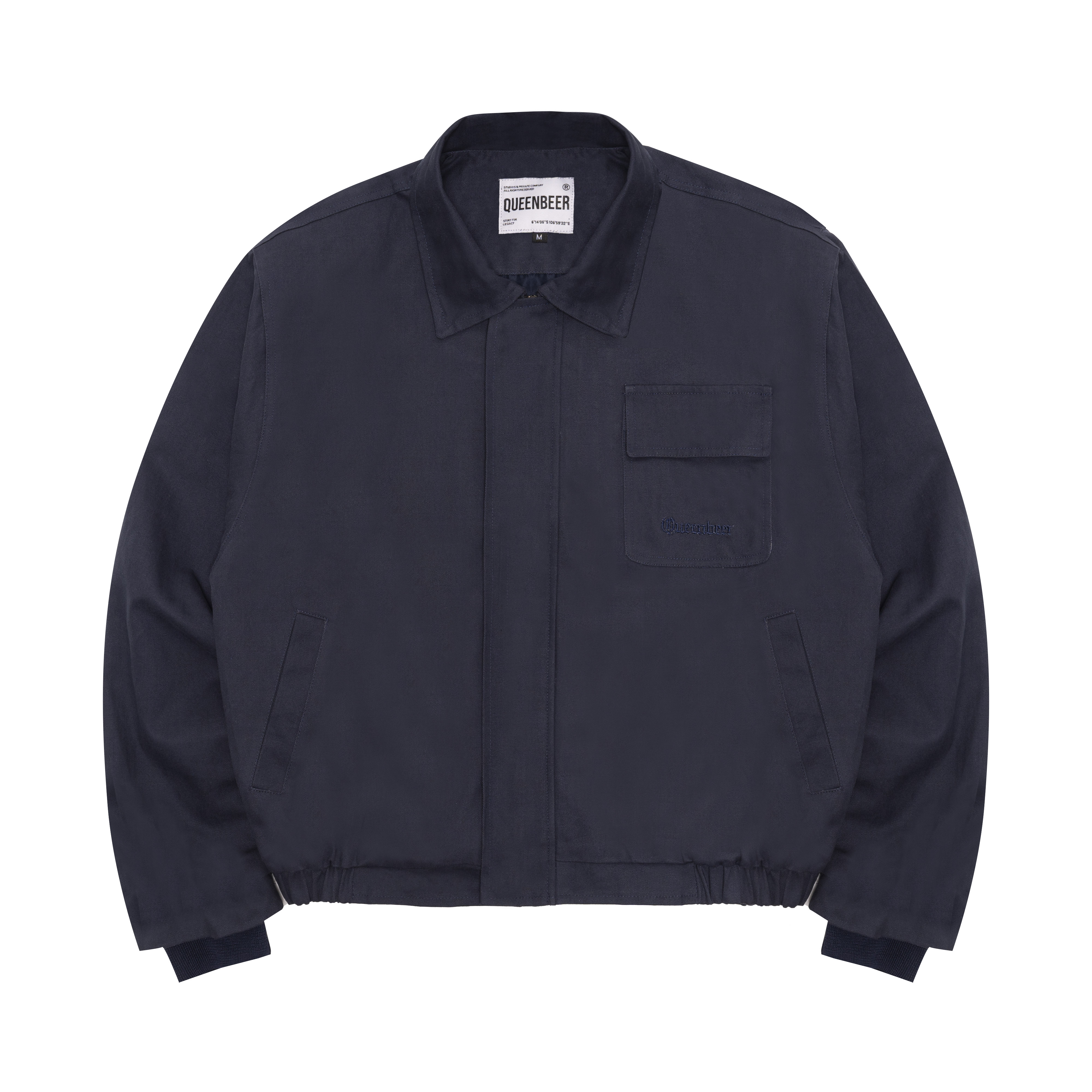 Queenbeer - Jollie Navy Boxy Jacket