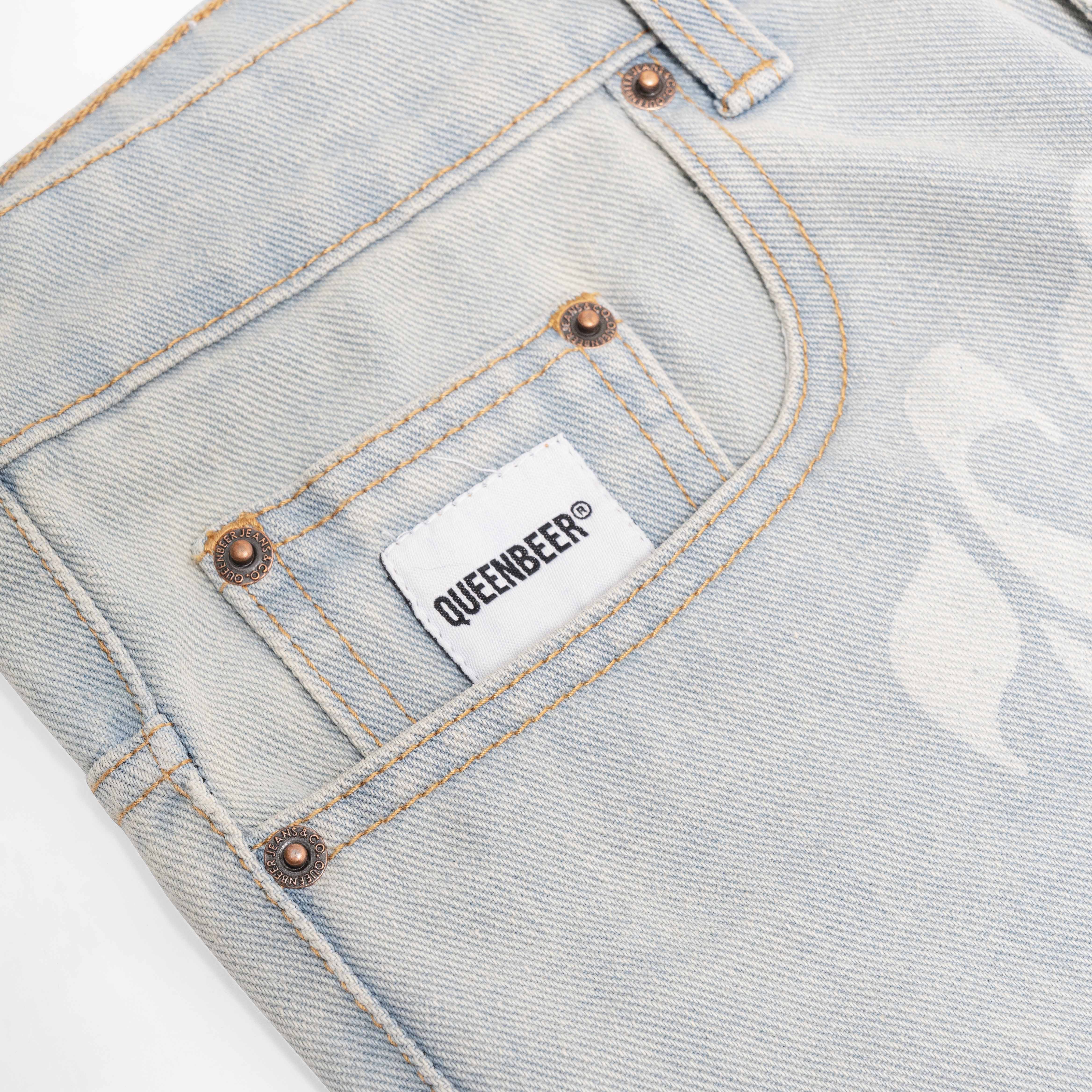 Queenbeer - Knox Denim Pants