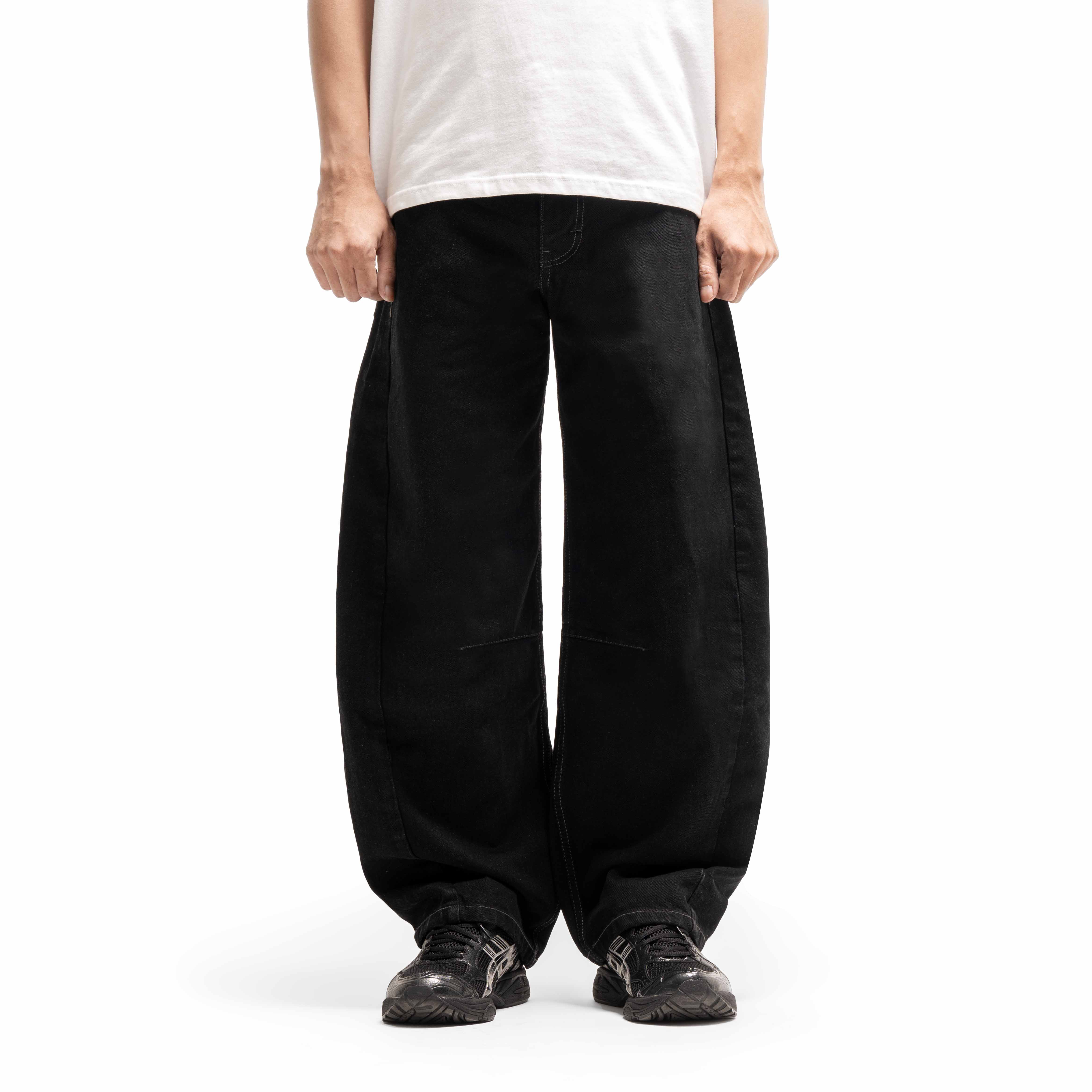 Queenbeer - Laurent Barrel Denim Pants