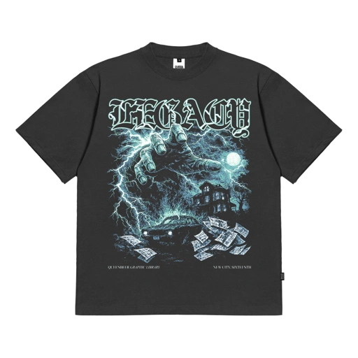 Queenbeer - T-shirt Rowan Dark Grey