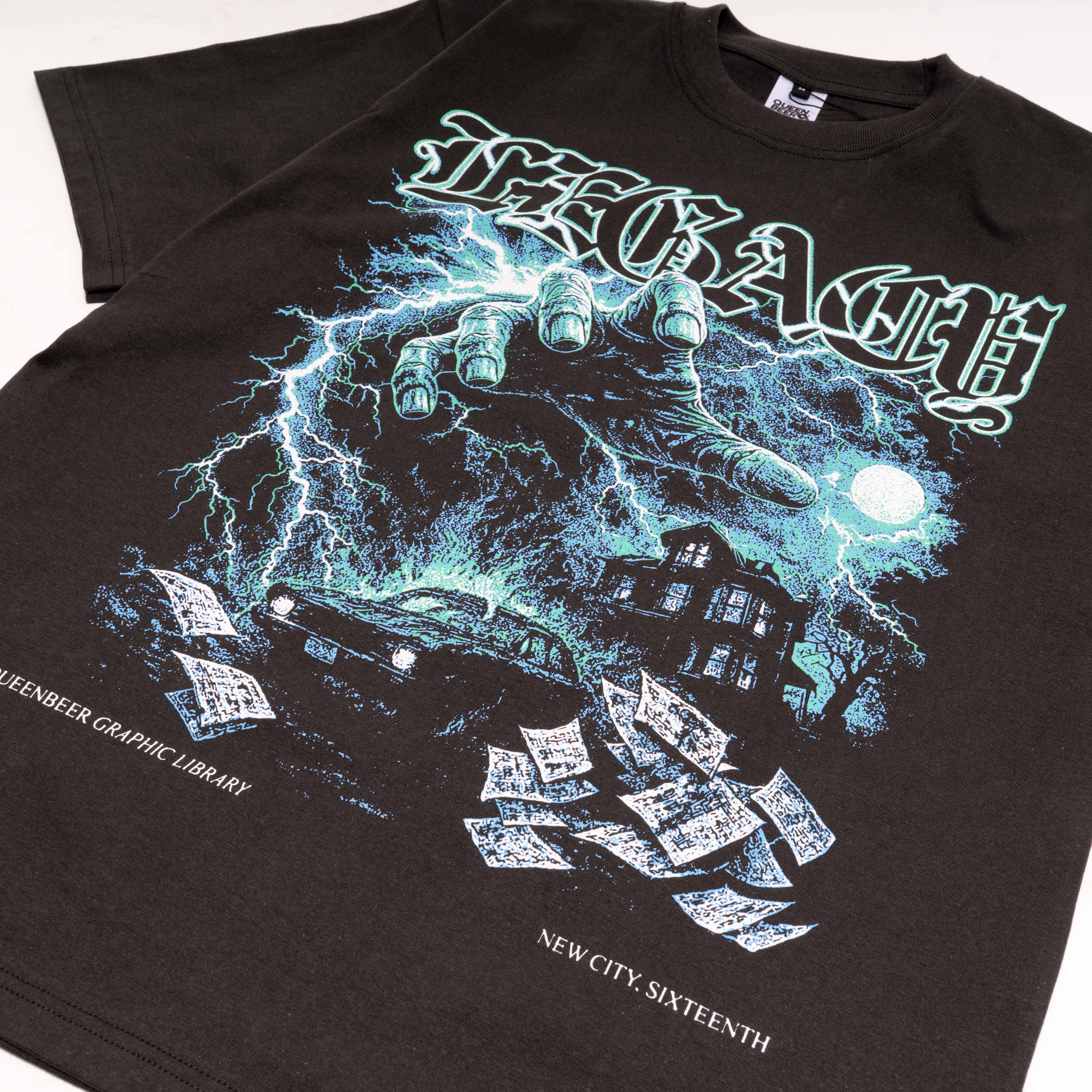 Queenbeer - T-shirt Rowan Dark Grey