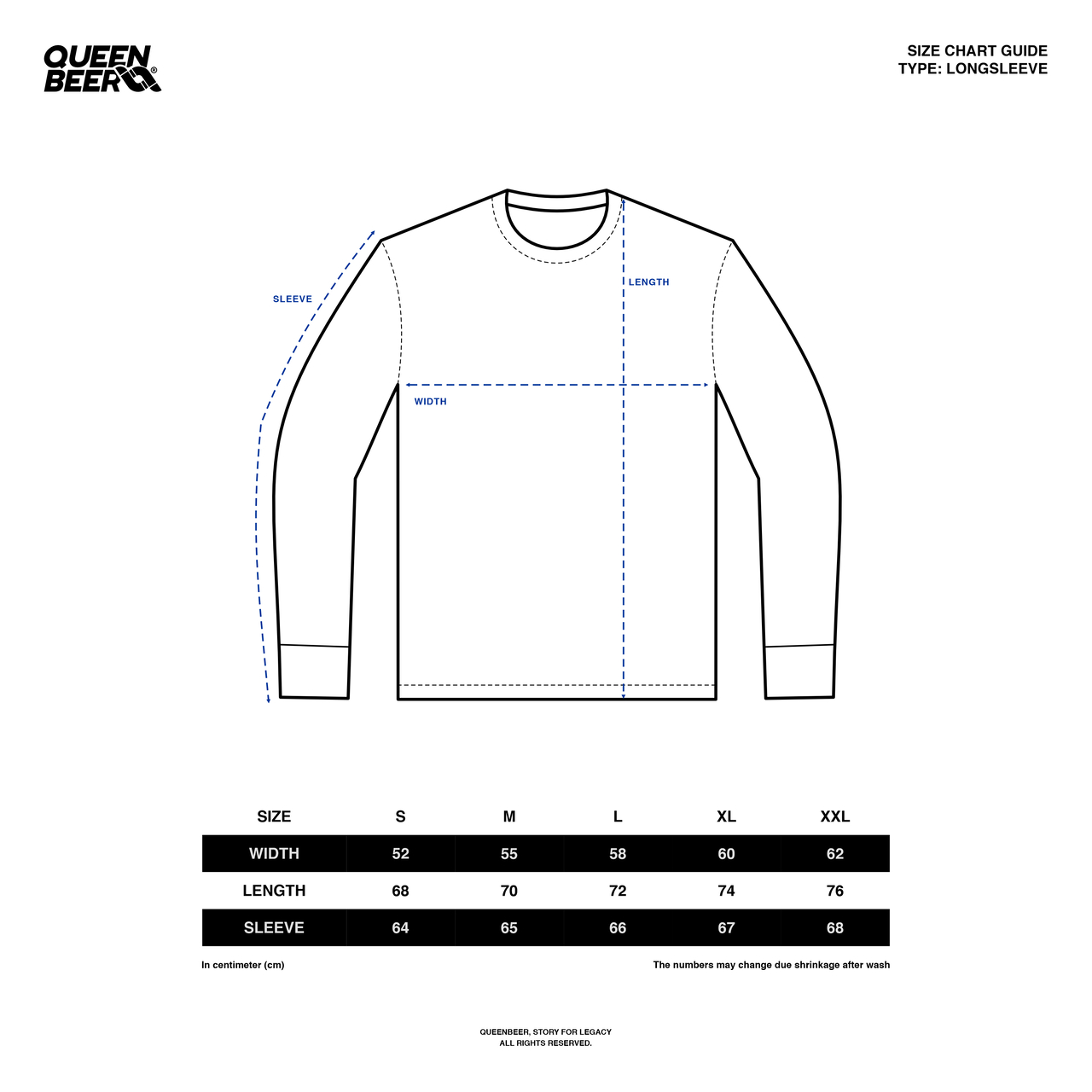 Queenbeer - Longsleeve Weston White
