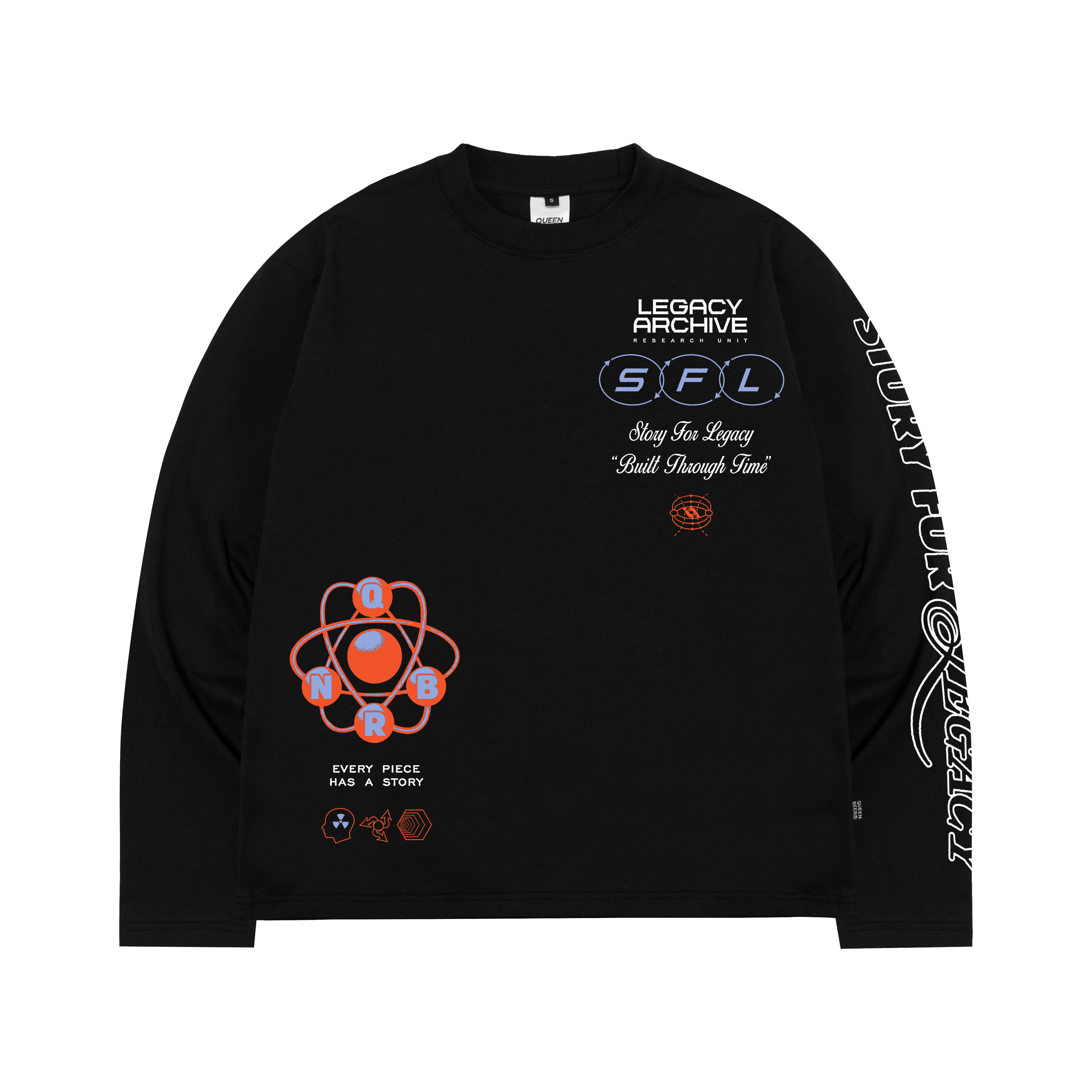 Queenbeer - Longsleeve Memphis Black