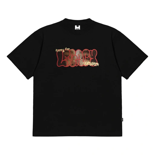 Queenbeer - T-shirt Chase White Black