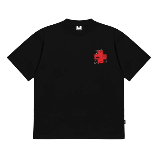 Queenbeer - T-shirt Thea Black Purple