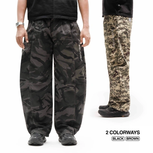 Queenbeer - Gavin Barrel Camo Pants