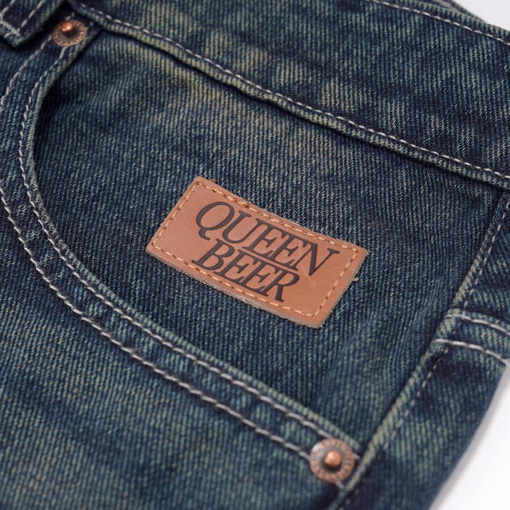 Queenbeer - Denim Pants Loose Fit Cyrus