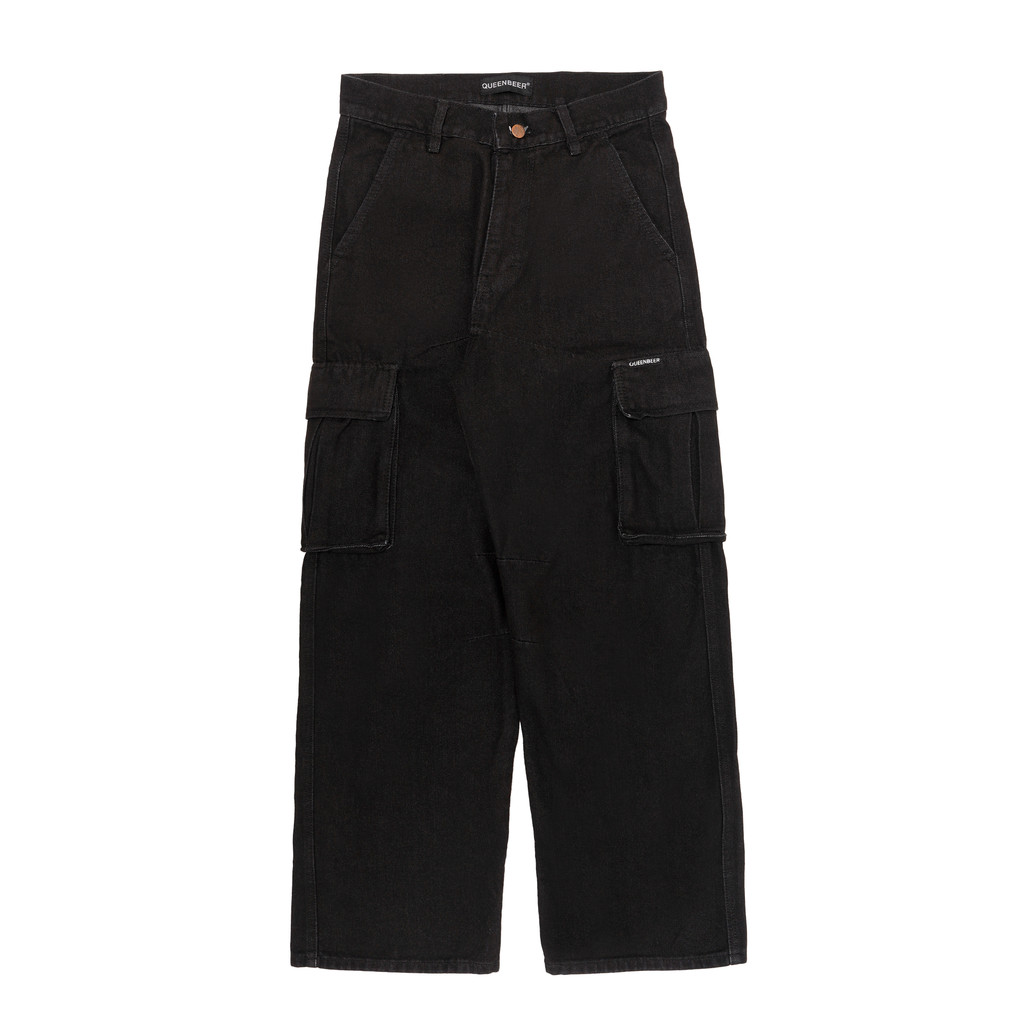 Queenbeer - Denim Pants Wide Fit Rhodes